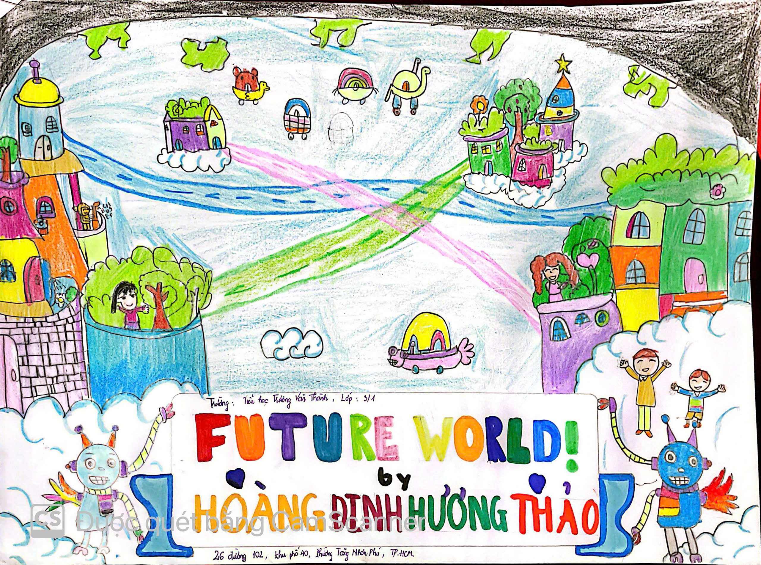 Vẽ tranh- HCM- TH Trương Văn Thành- Hoàng Đinh Hương Thảo -3.1