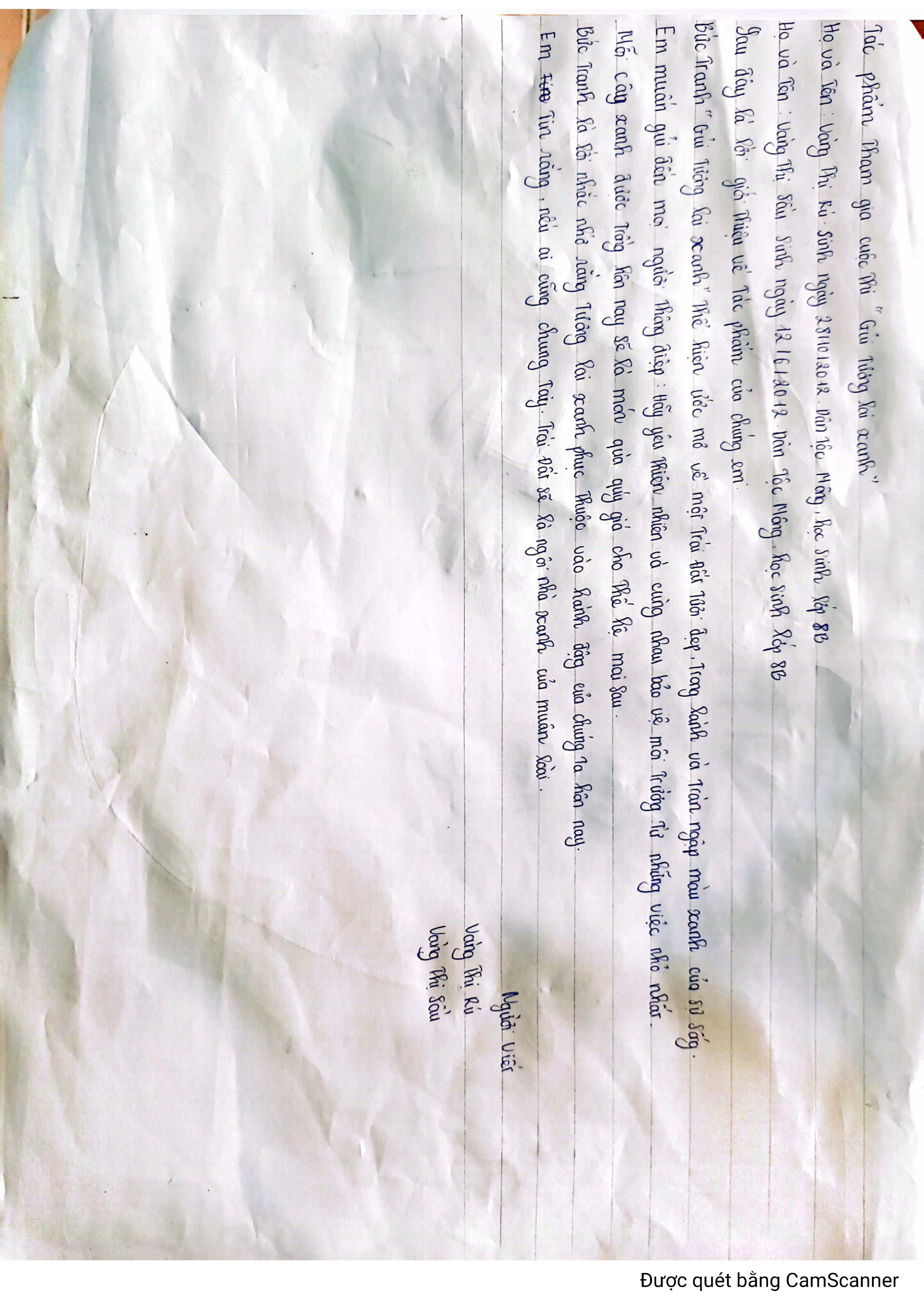 Vàng Thị Rú