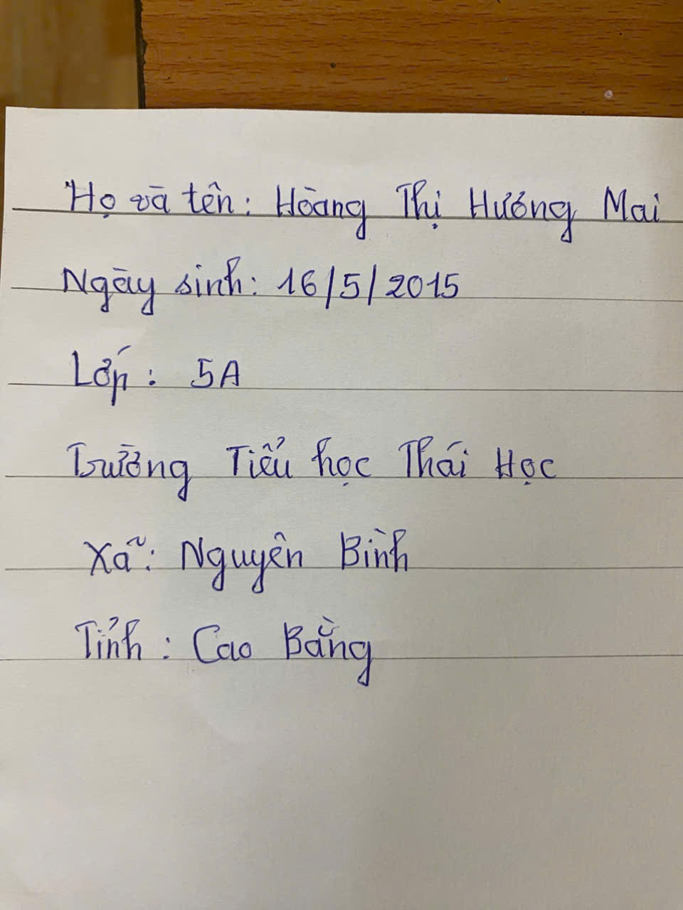 Hoàng Thị Hương Mai