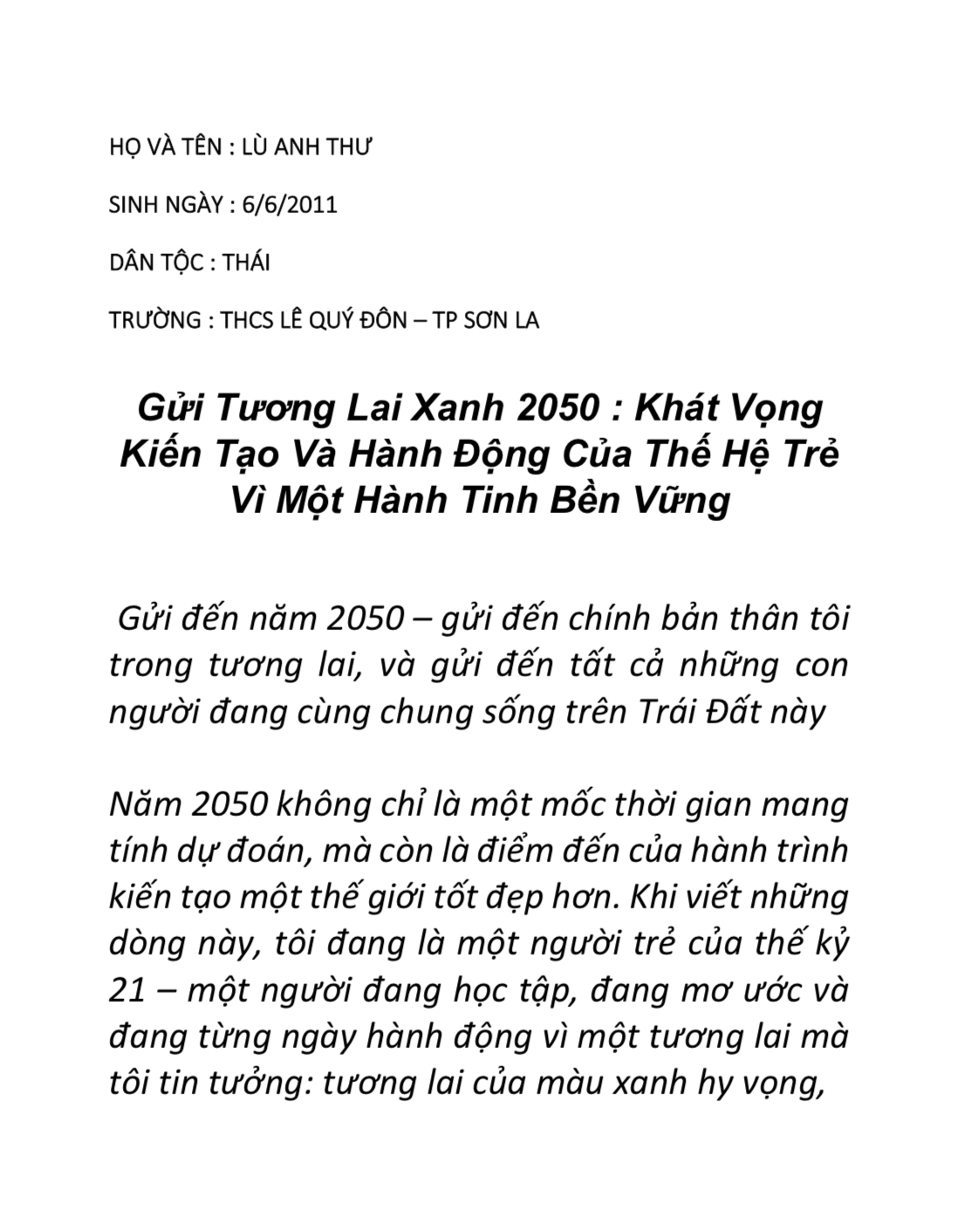 Lù Anh Thư