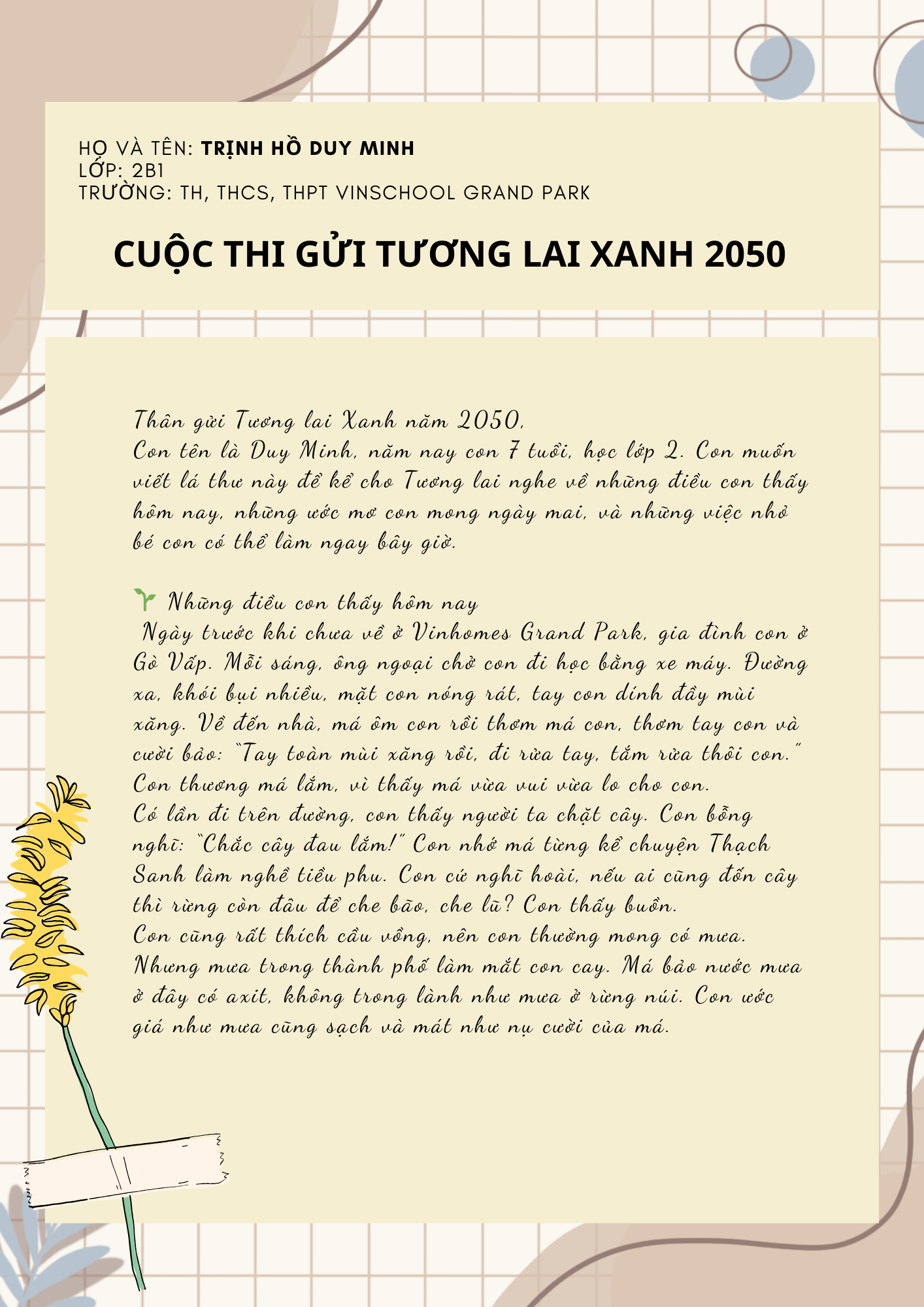 Trịnh Hồ Duy Minh
