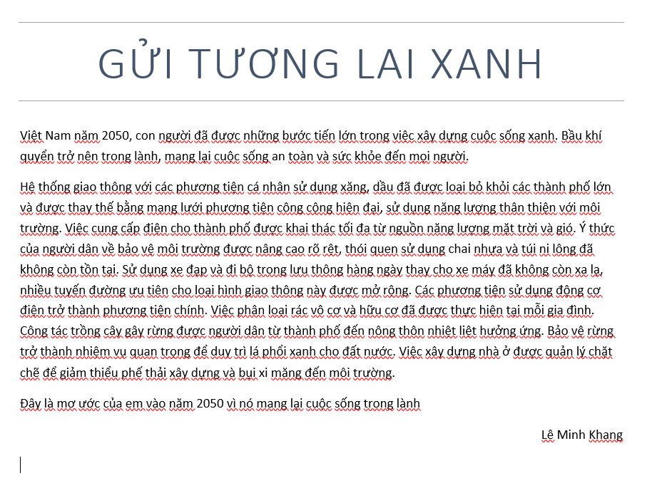 LÊ MINH KHANG