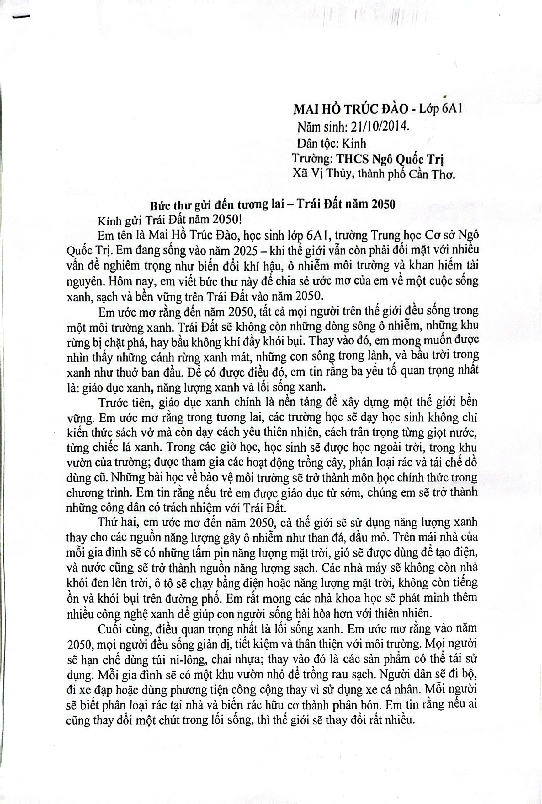 Mai Hồ Trúc Đào