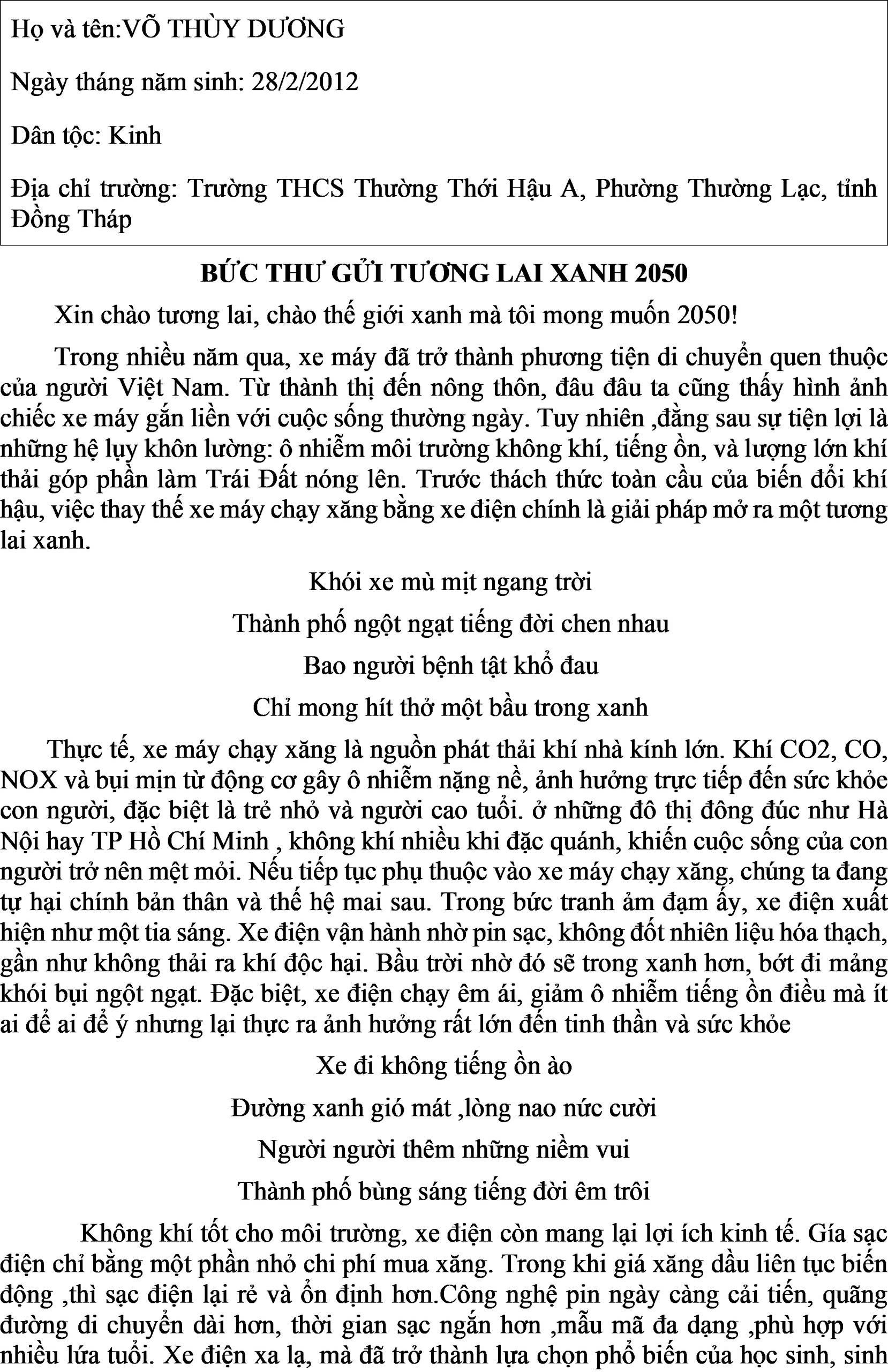 VÕ THÙY DƯƠNG