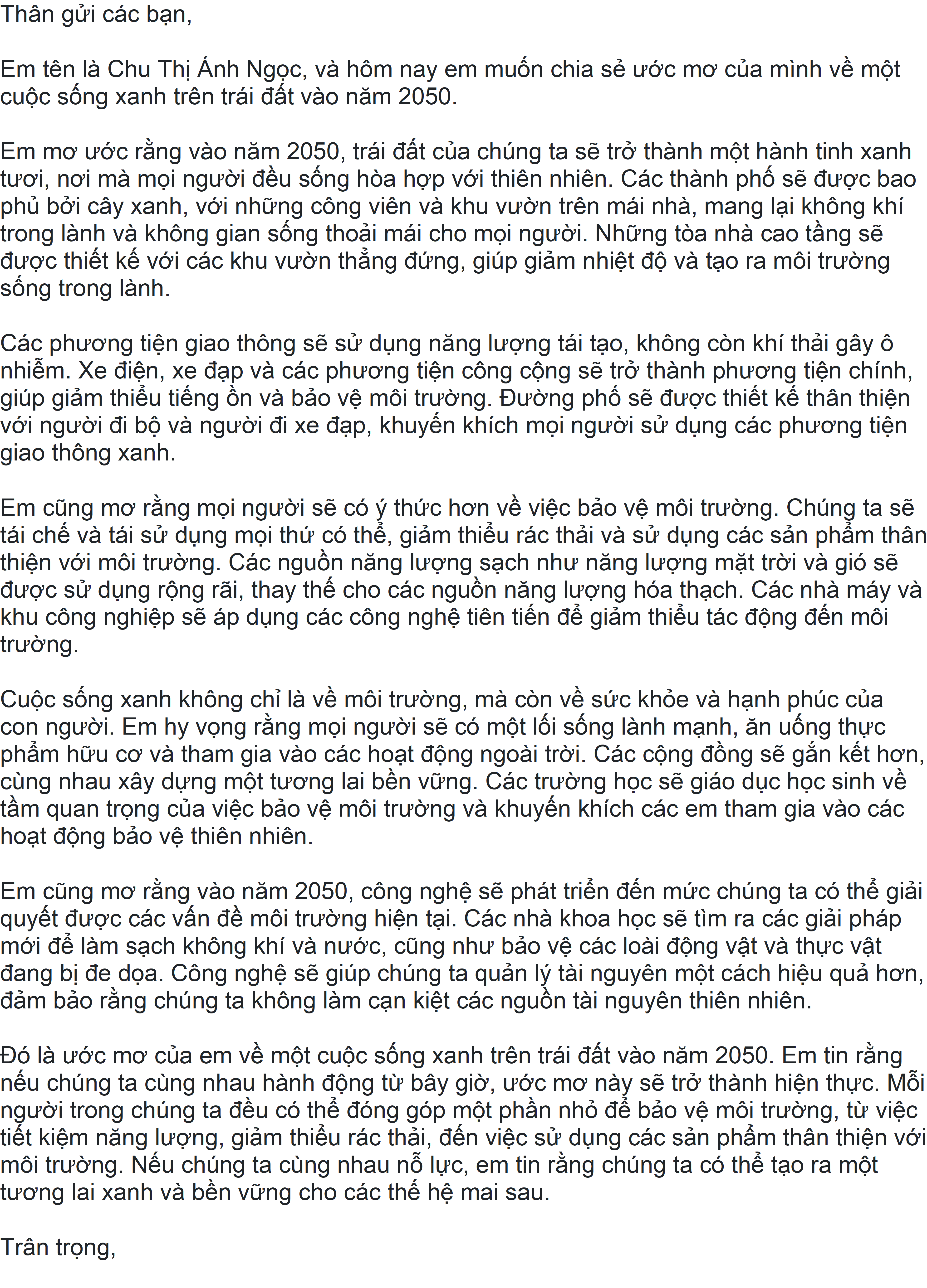 Chu Thị Ánh Ngọc