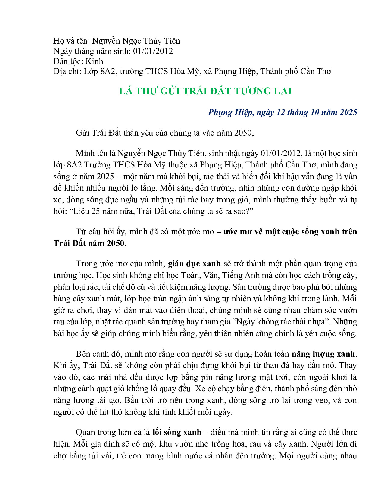 Nguyễn Ngọc Thủy Tiên