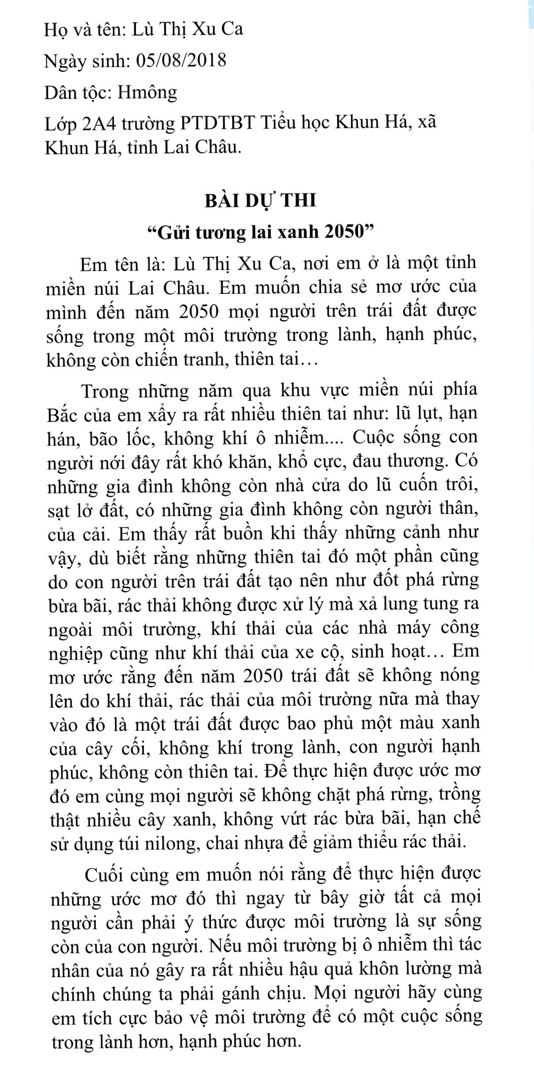 Lù Thị Xu Ca
