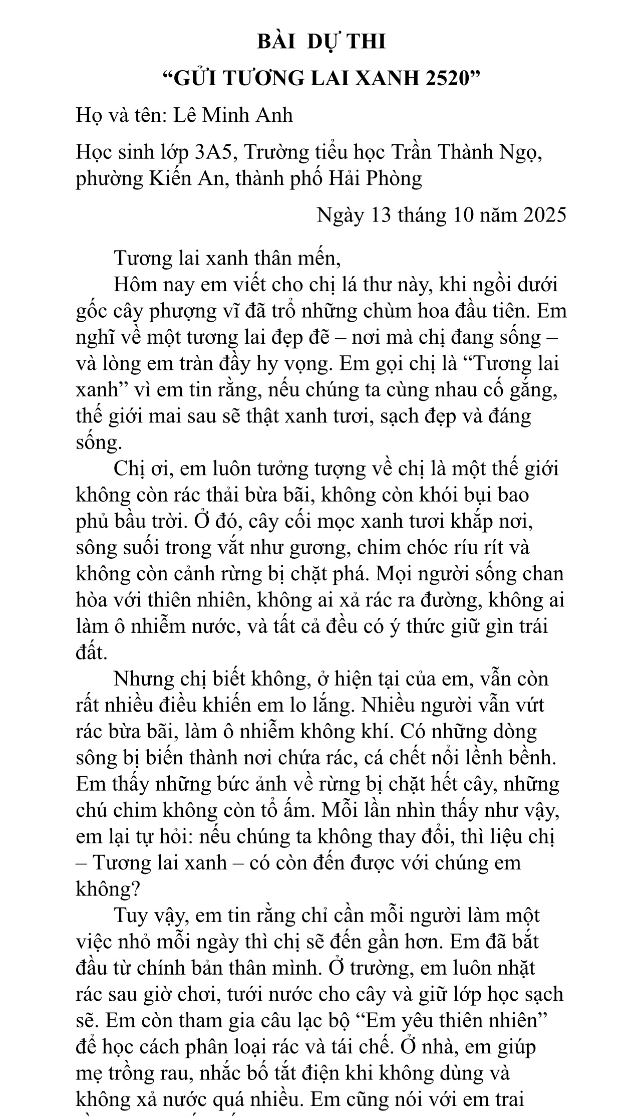 Lê Minh Anh