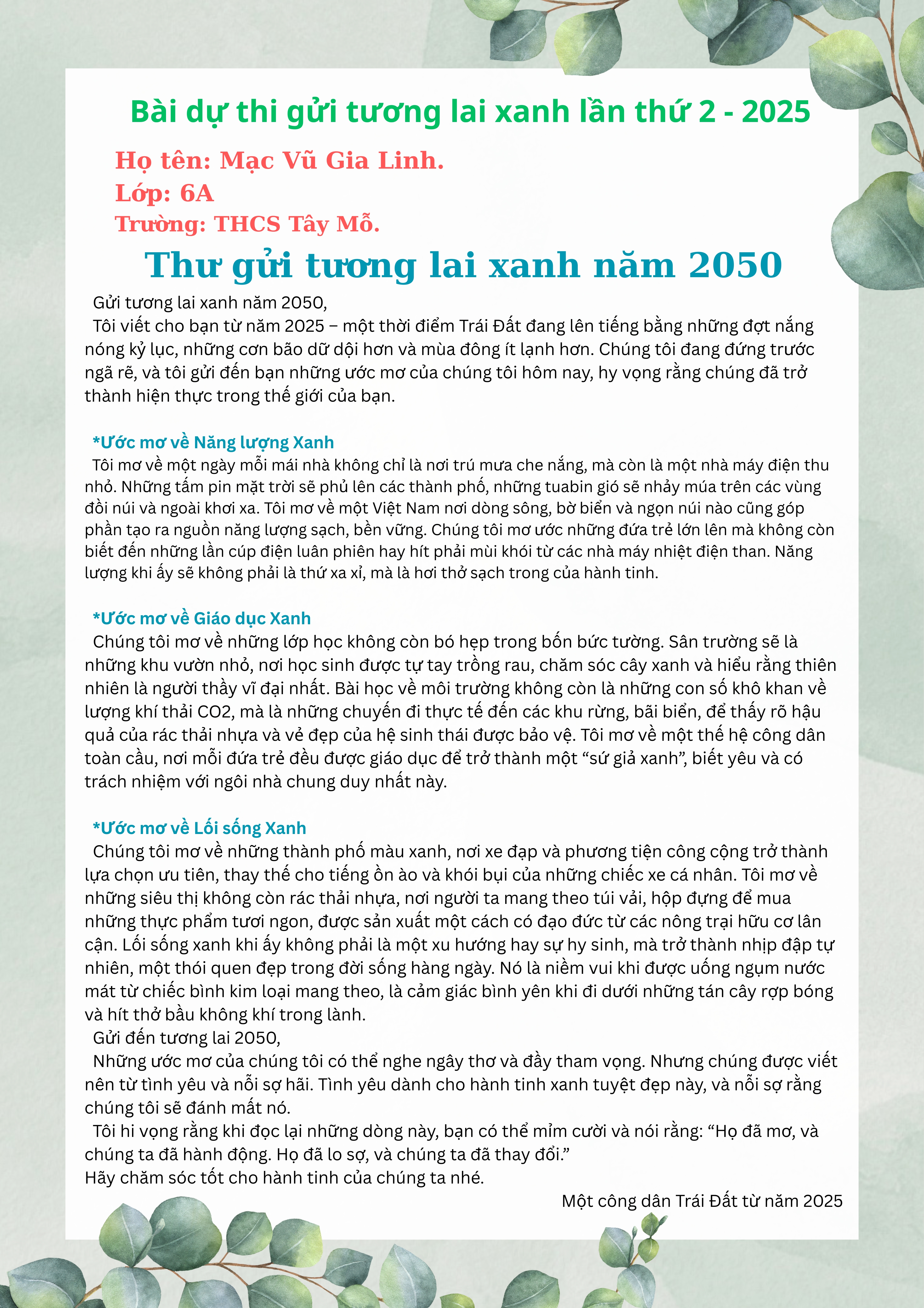 Mạc Vũ Gia Linh