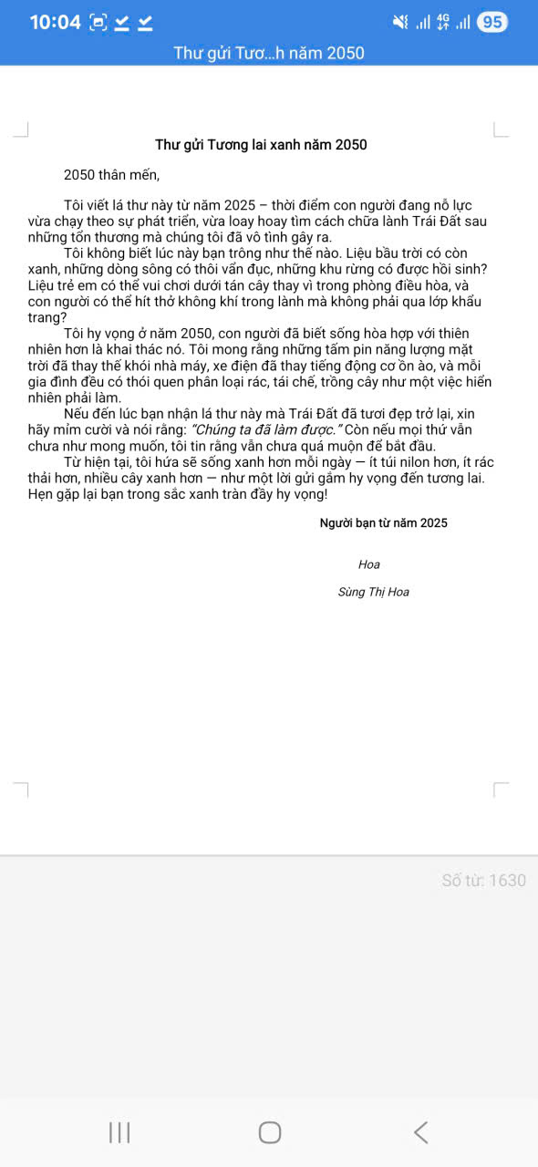 Sùng Thị Hoa