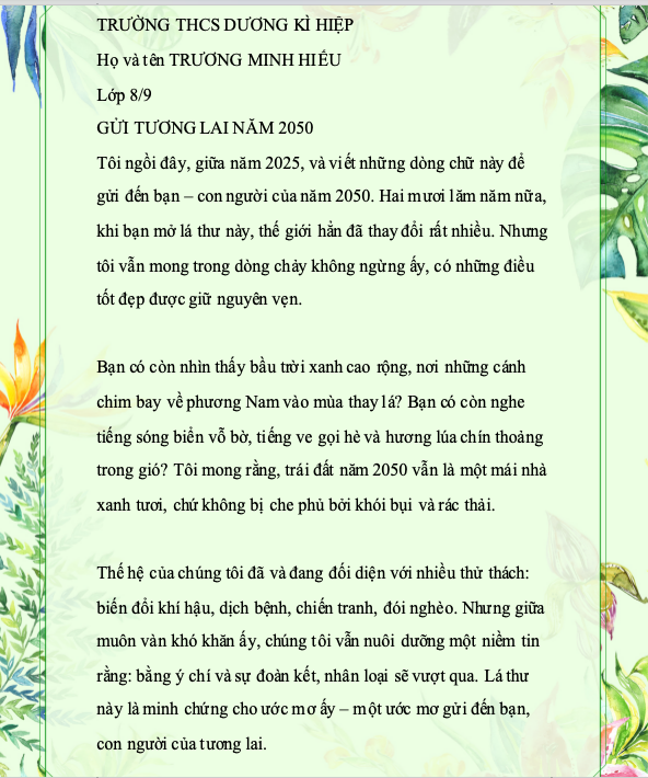 Trương Minh Hiếu