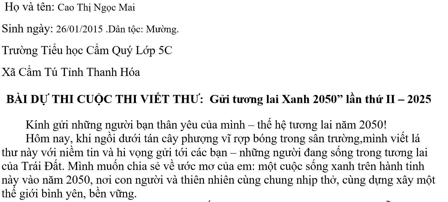 Cao Thị Ngọc Mai