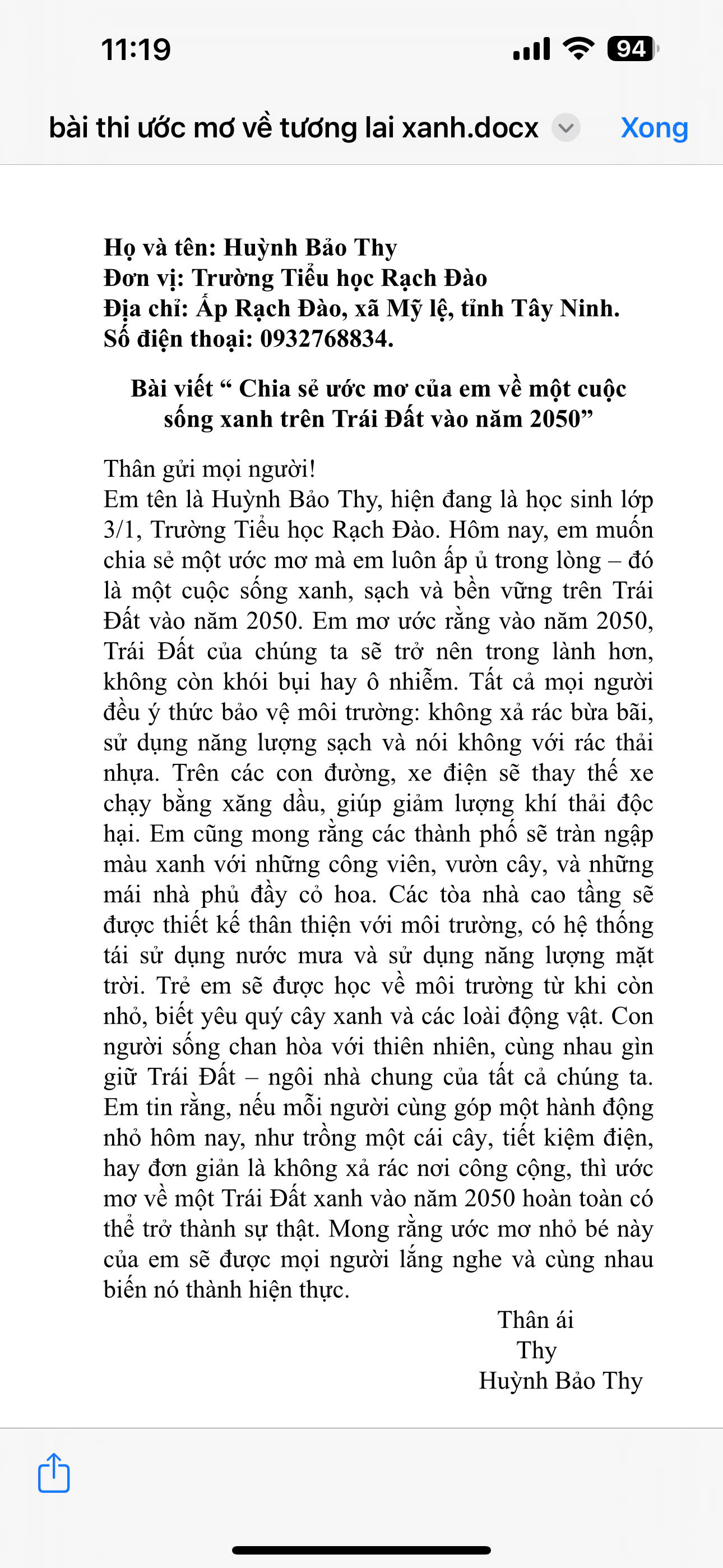 Huỳnh Bảo Thy
