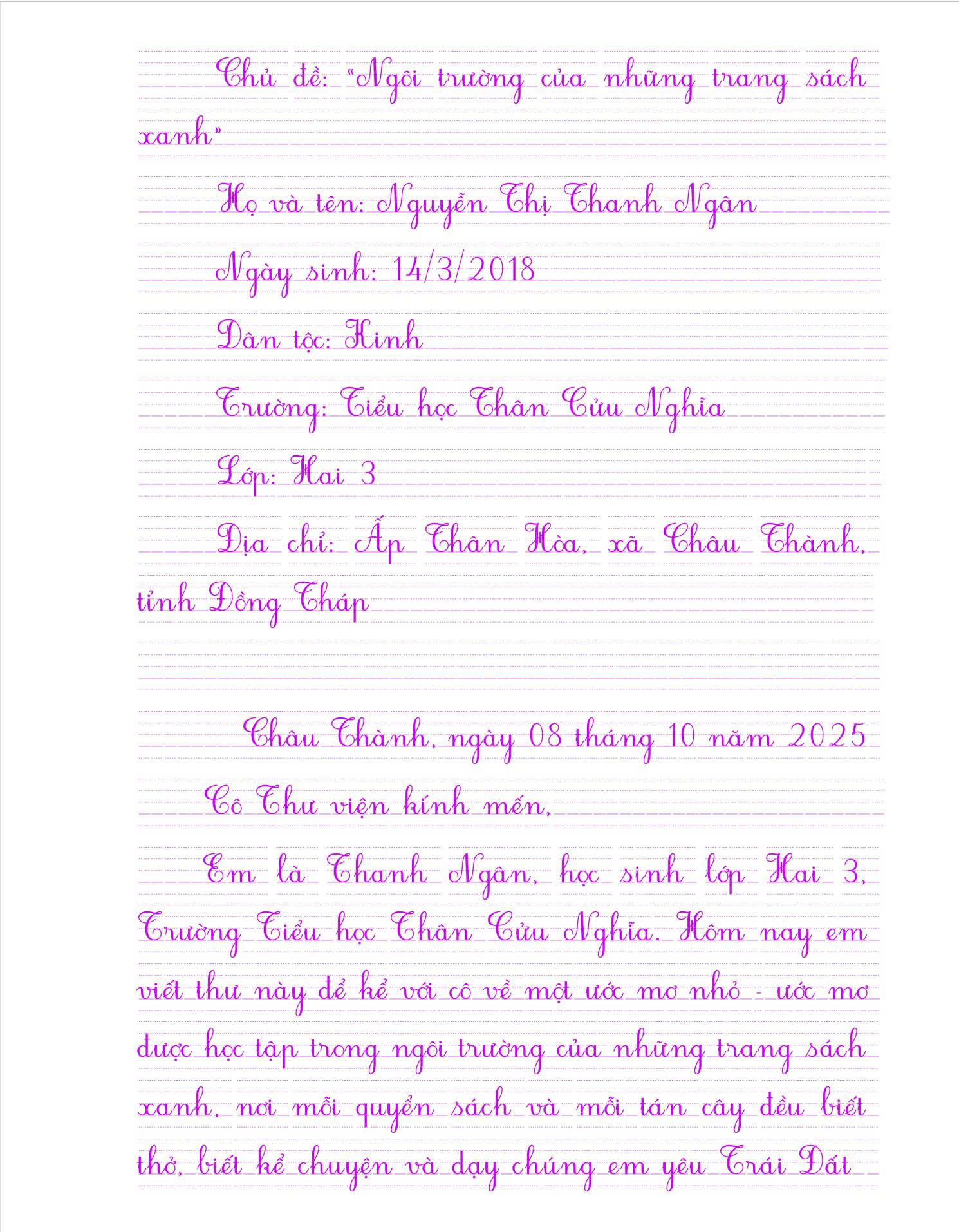 Nguyễn Thị Thanh Ngân