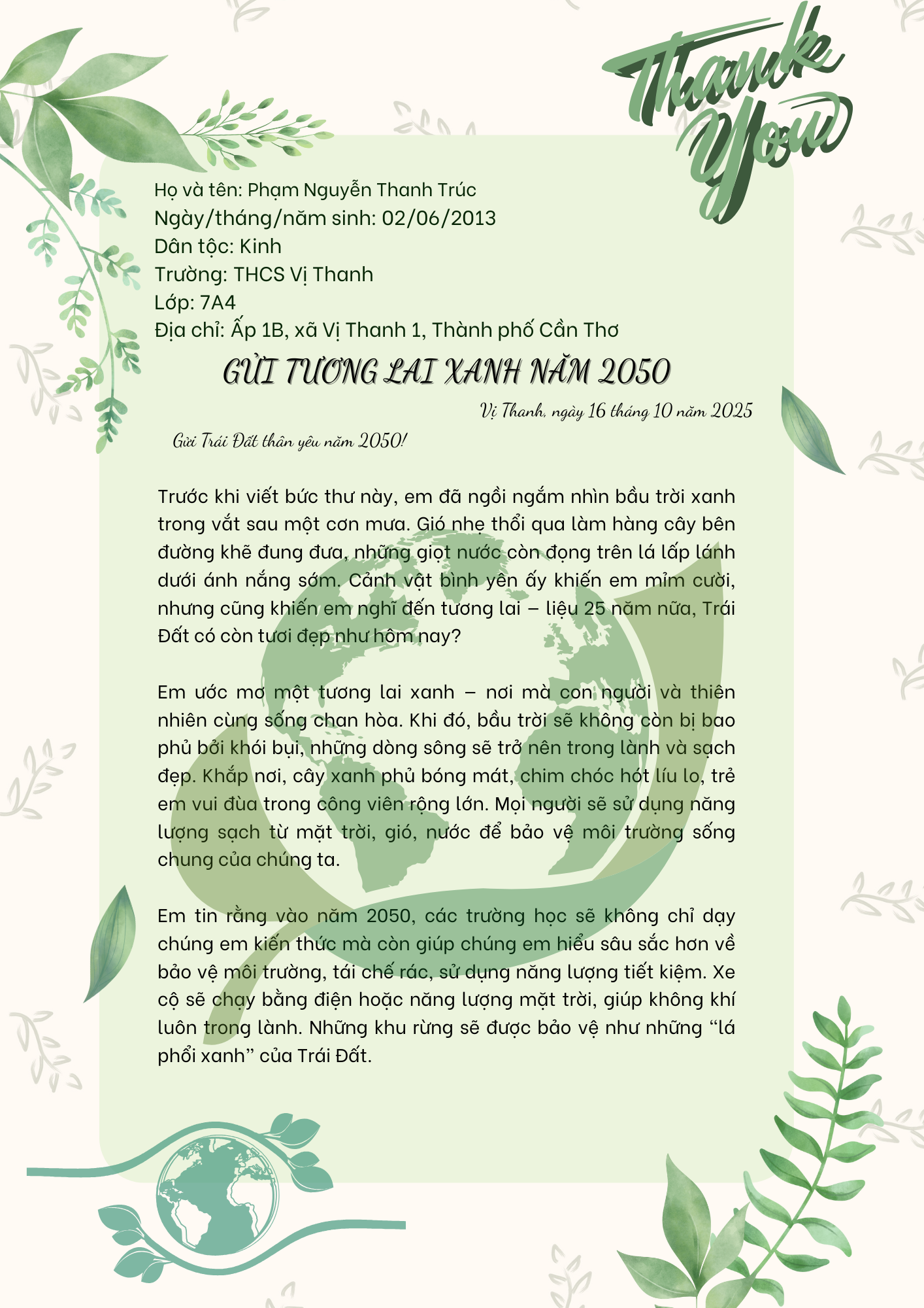 Phạm Nguyễn Thanh Trúc