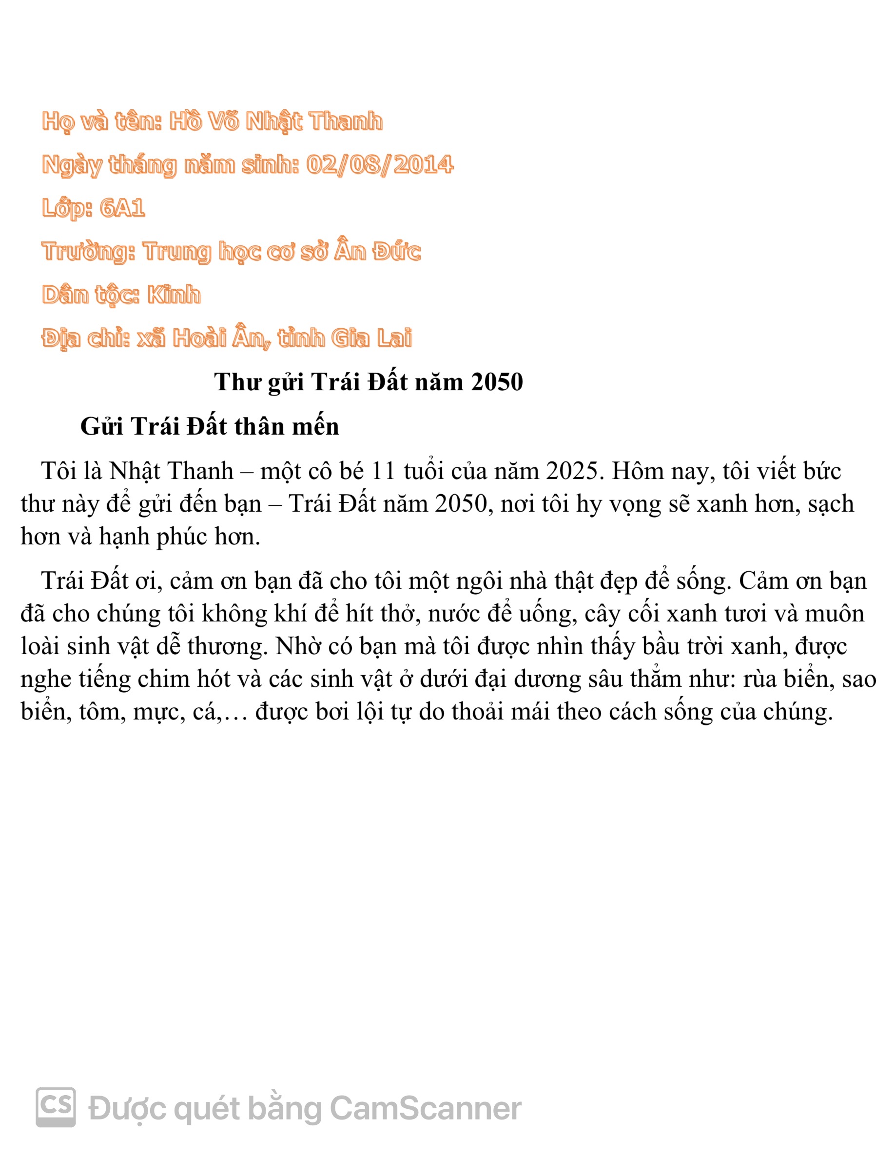 Hồ Võ Nhật Thanh
