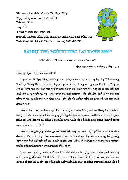 Nguyễn Thị Ngọc Diệp
