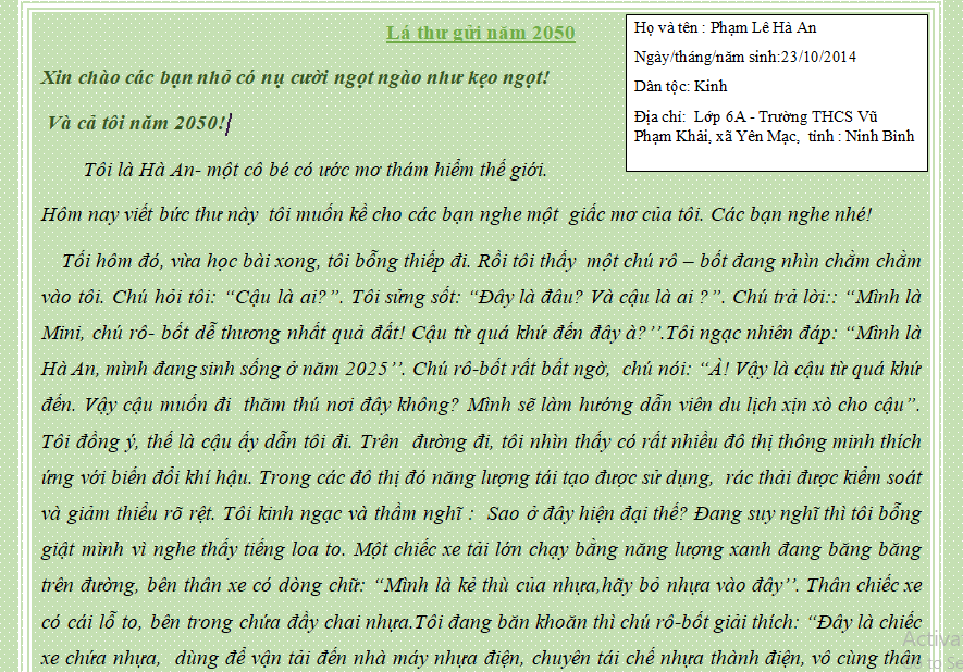 Phạm Lê Hà An