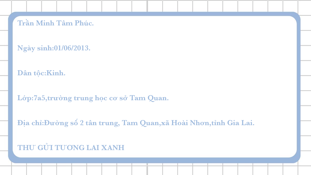 Trần Minh Tâm Phúc