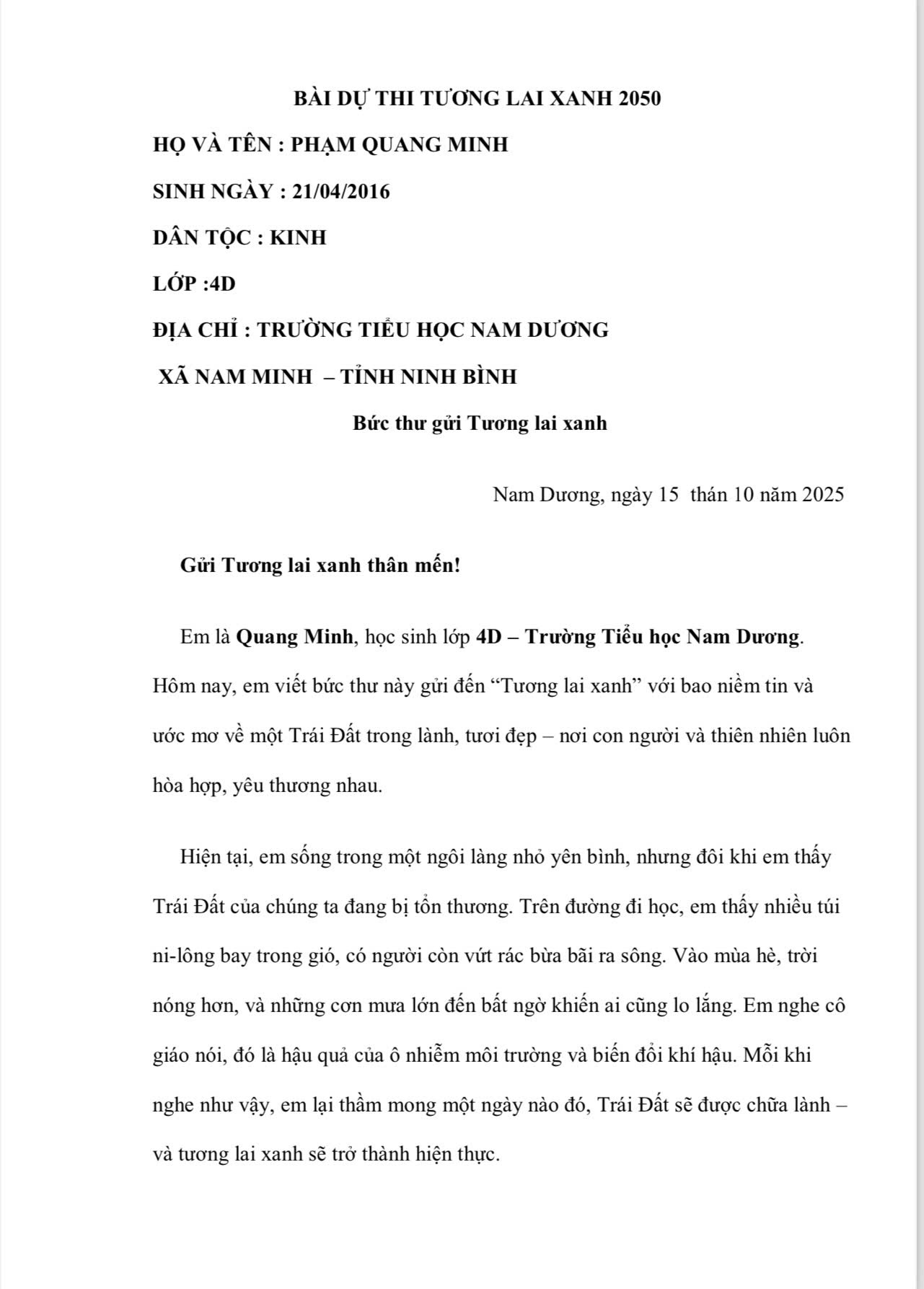 PHẠM QUANG MINH