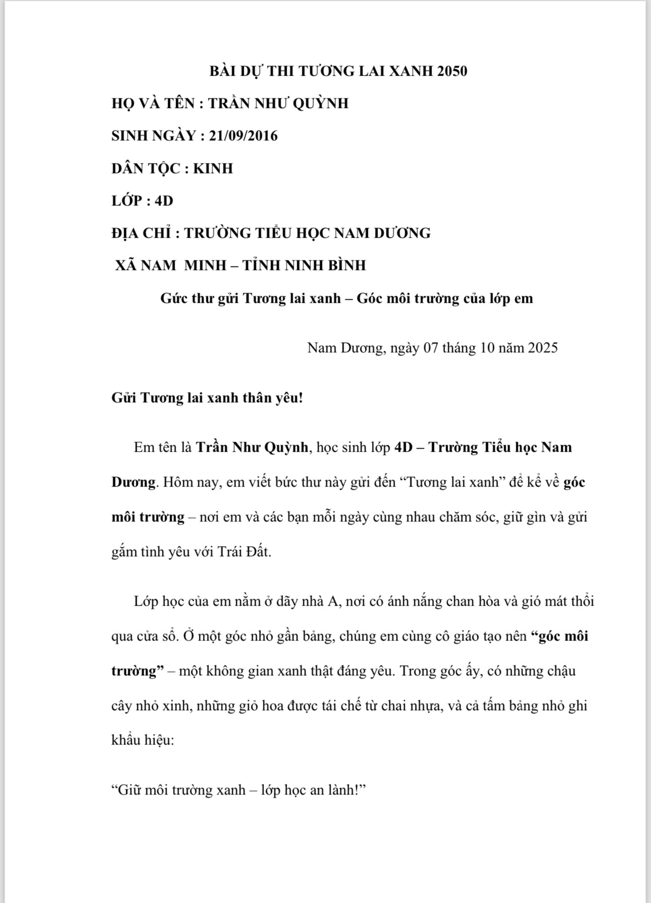 TRẦN NHƯ QUỲNH