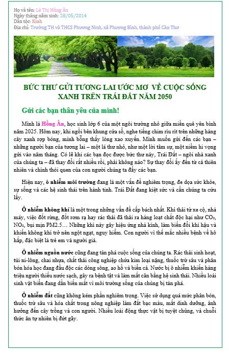 Lê Thị Hồng Ân