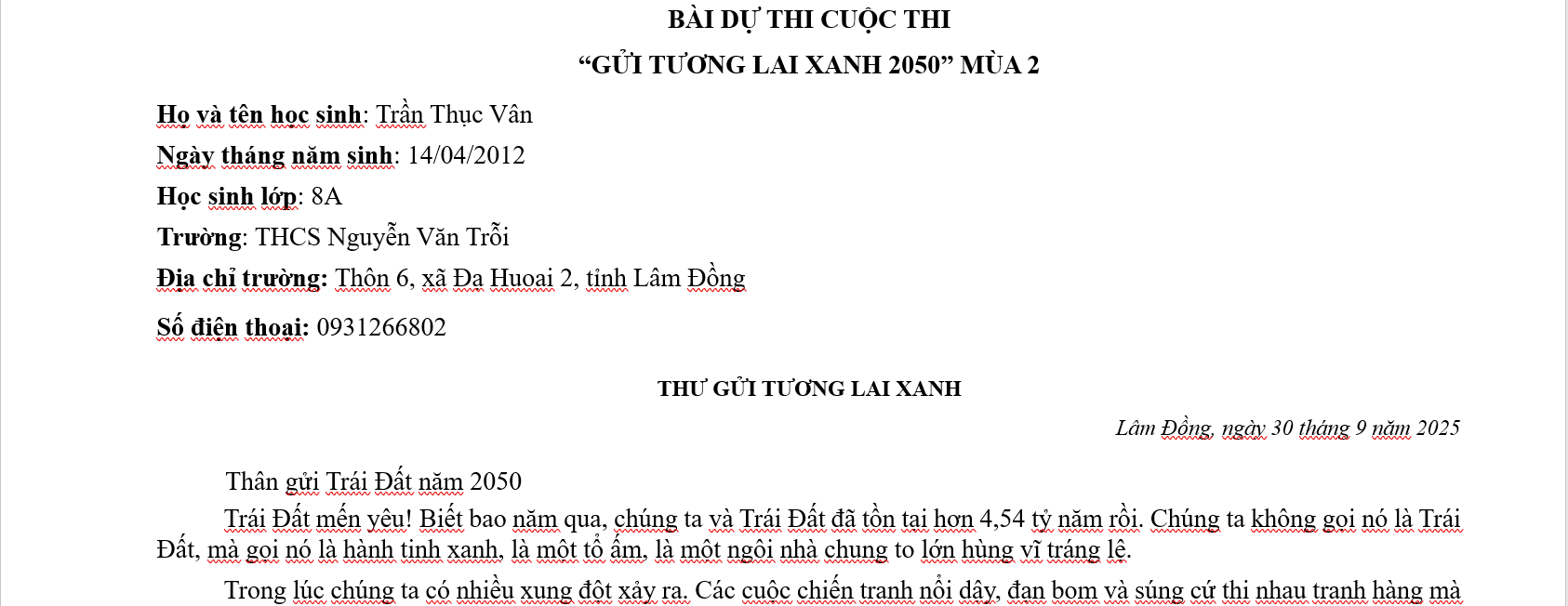 Trần Thục Vân