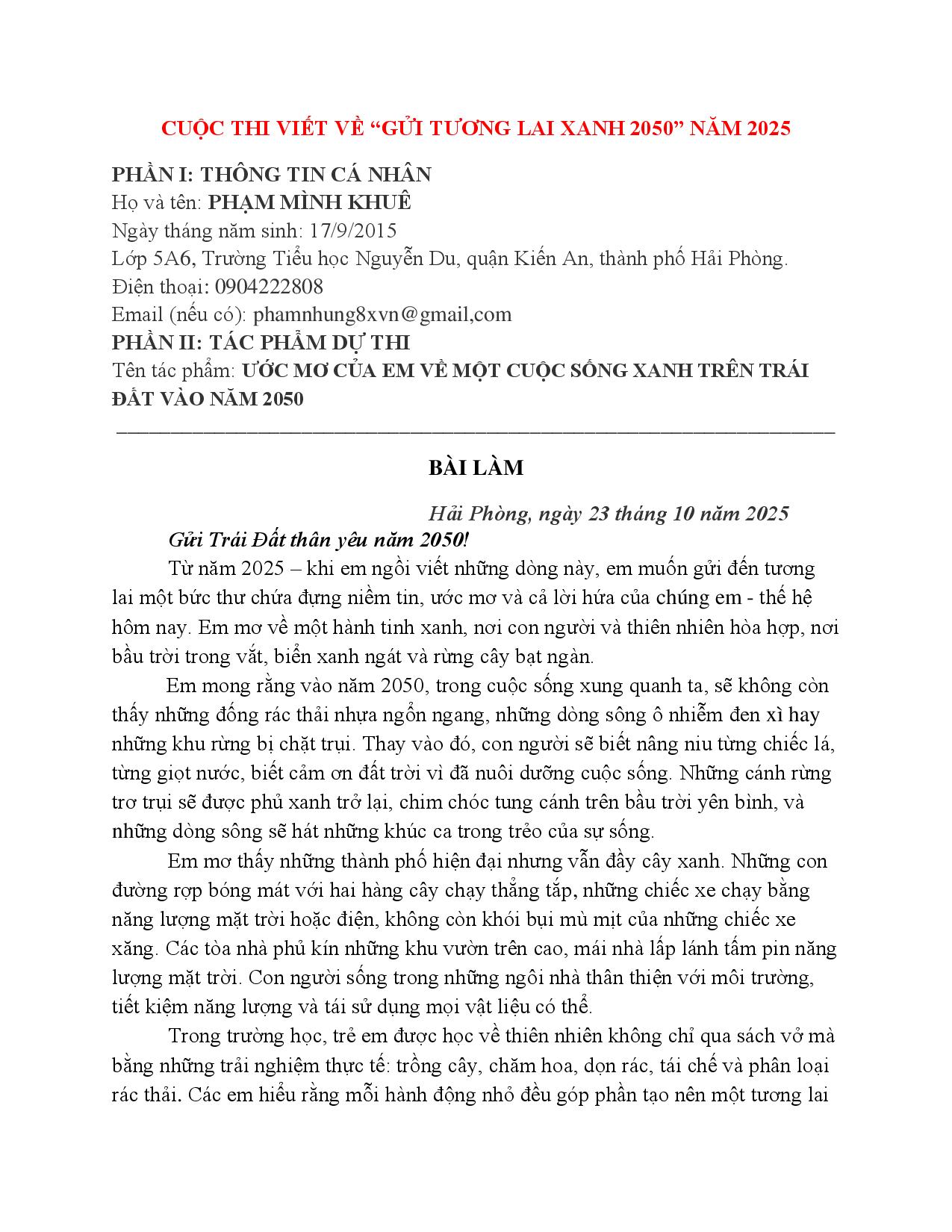 Phạm Minh Khuê