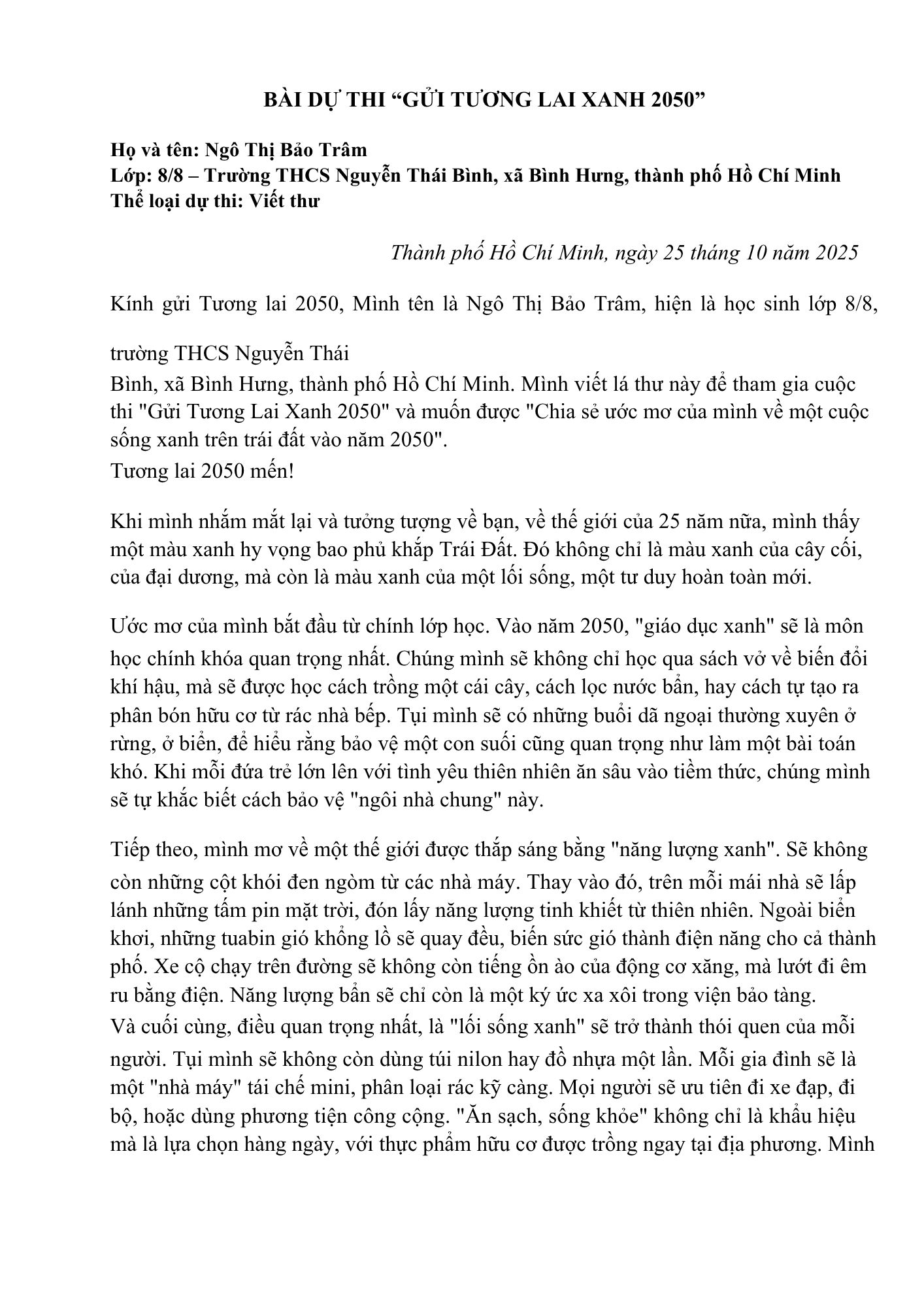 Ngô Thị Bảo Trâm