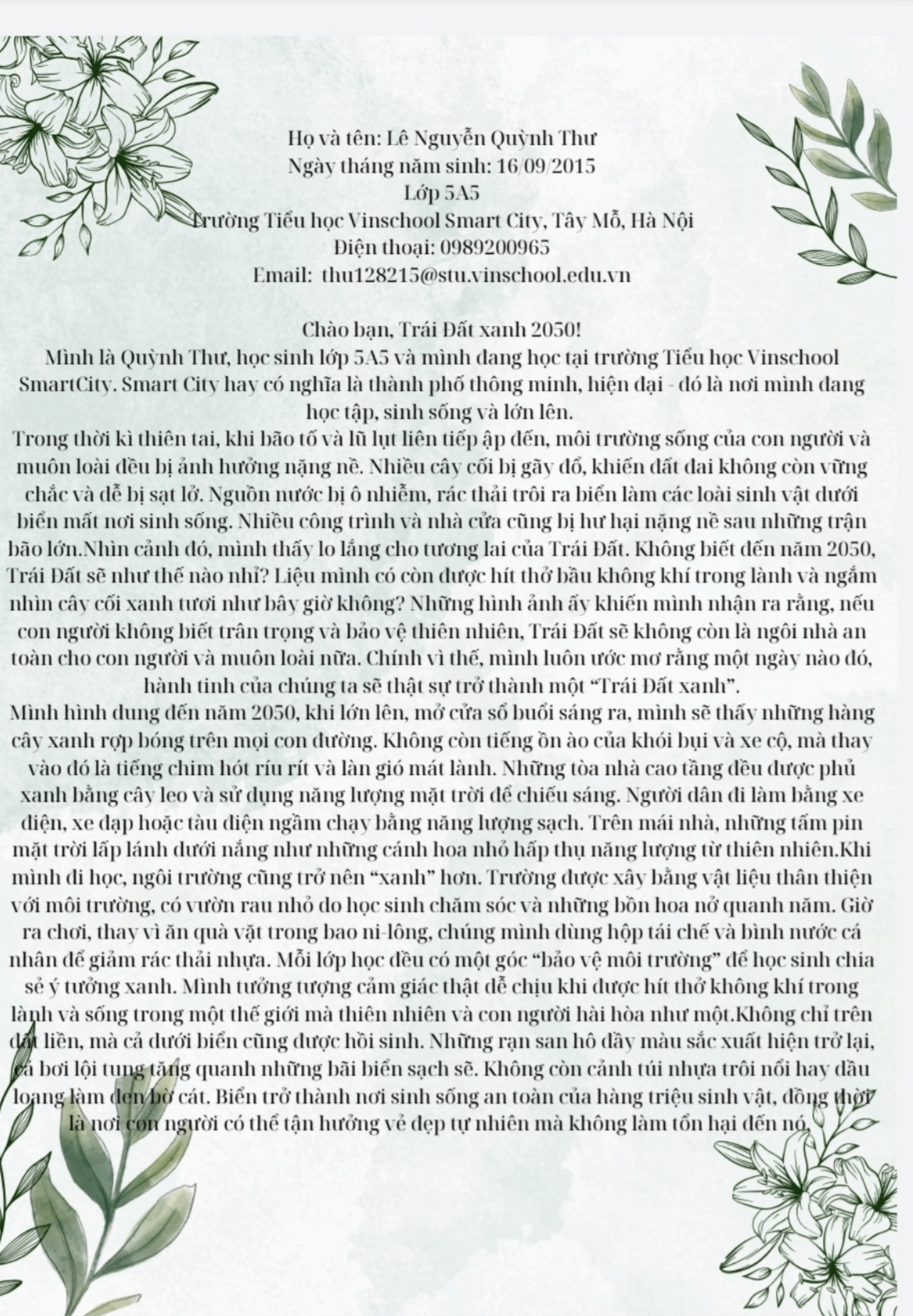 Lê Nguyễn Quỳnh Thư[VSC-STU]