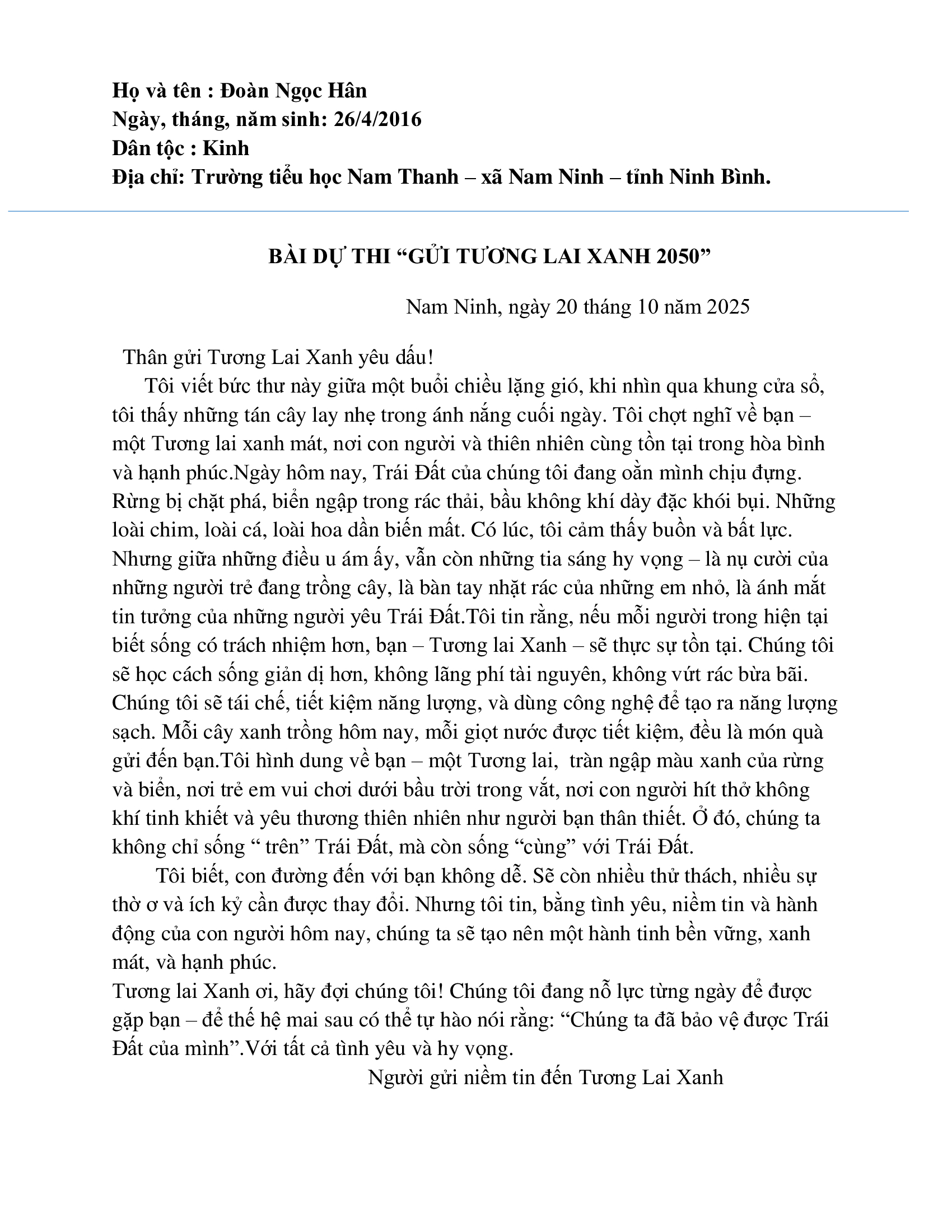 ĐOÀN NGỌC HÂN