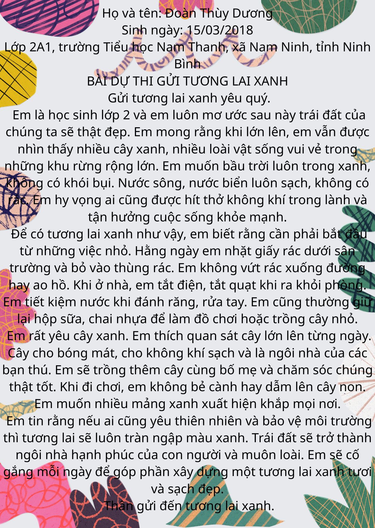 ĐOÀN THUỲ DƯƠNG