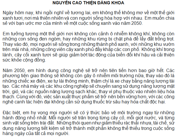 NGUYỄN CAO THIỆN ĐĂNG KHOA