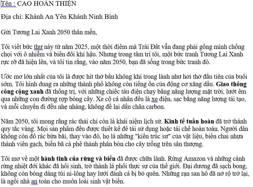 Cao Hoàn Thiện