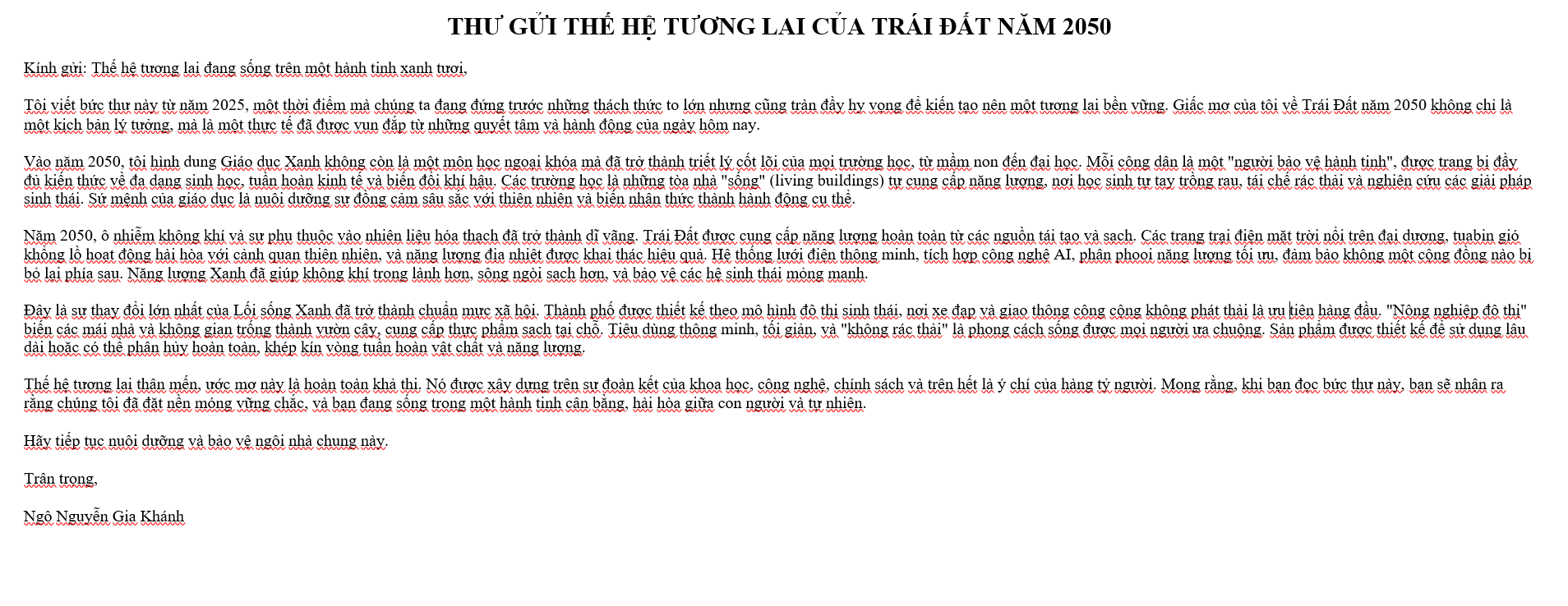 Ngô Nguyễn Gia Khánh