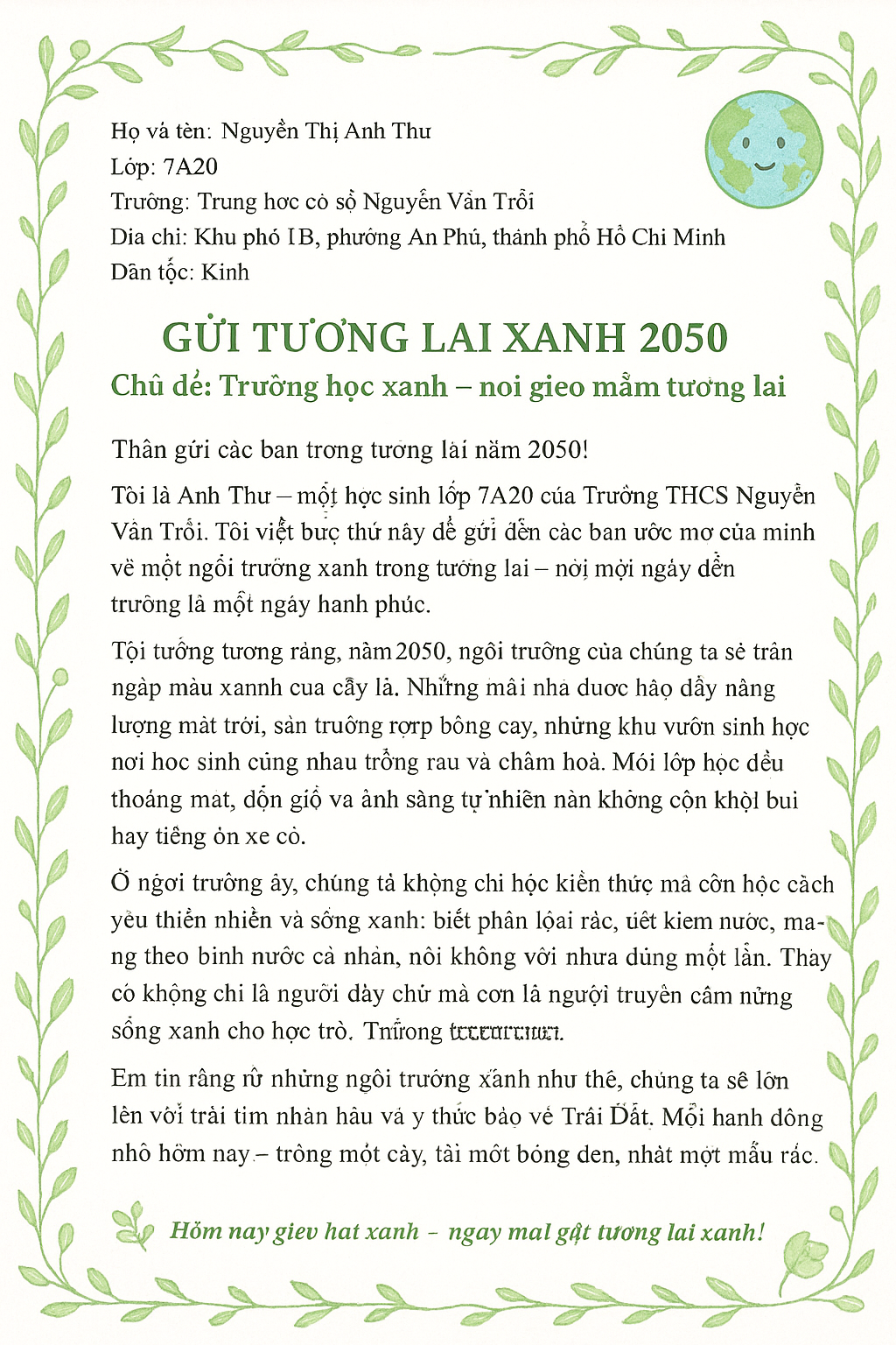 NGUYÊN THI ANH THƯ