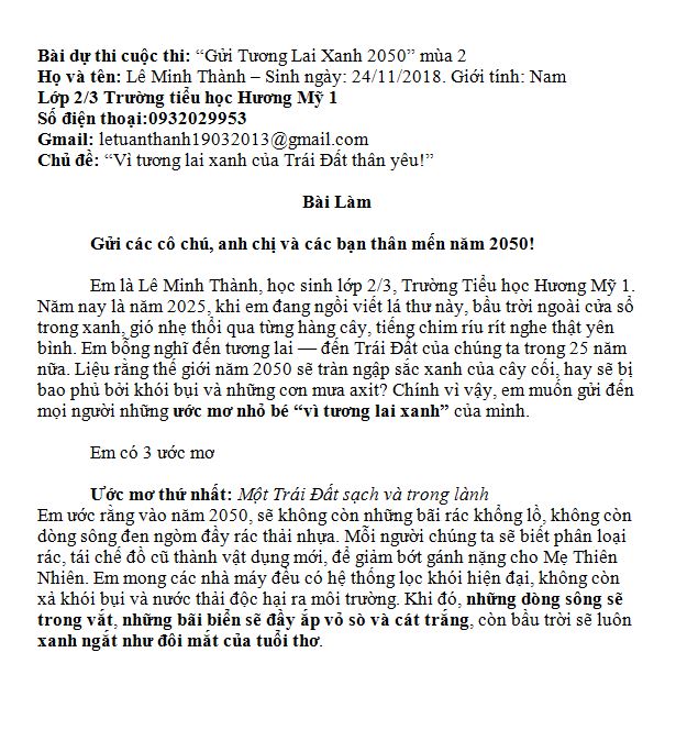 Lê Minh Thành