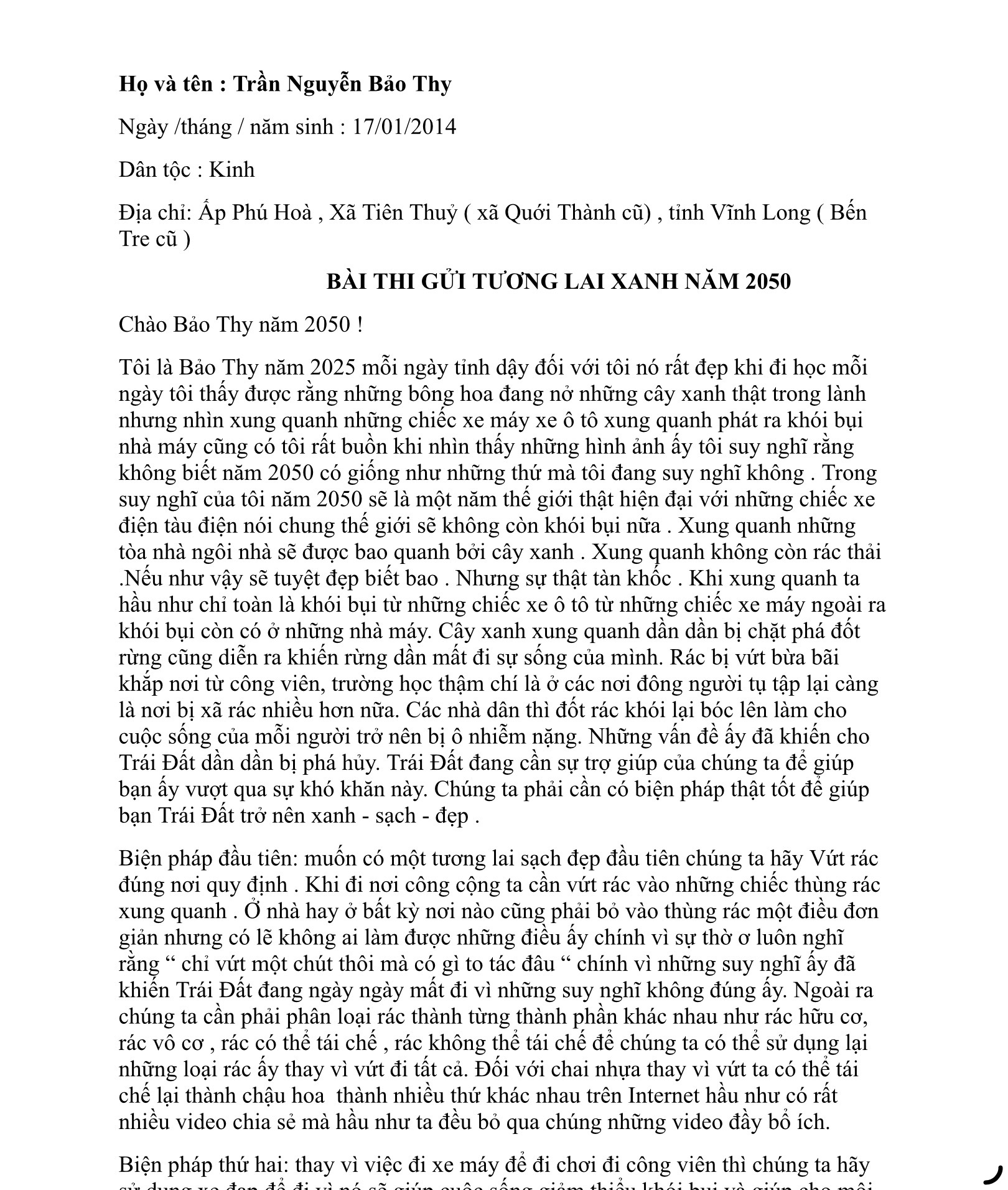 Trần Nguyễn Bảo Thy