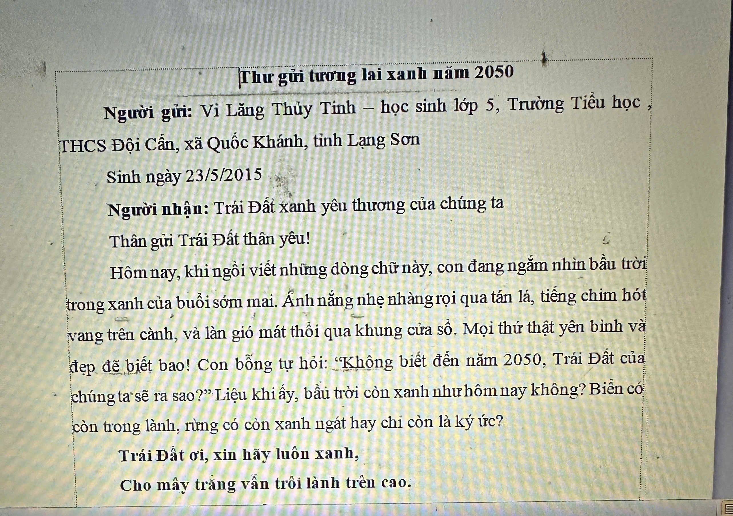 Vi Lăng Thủy Tinh