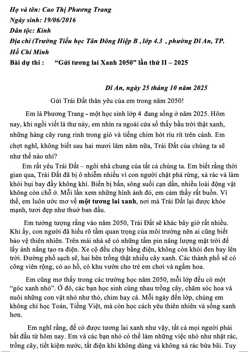 Cao Thị Phương Trang