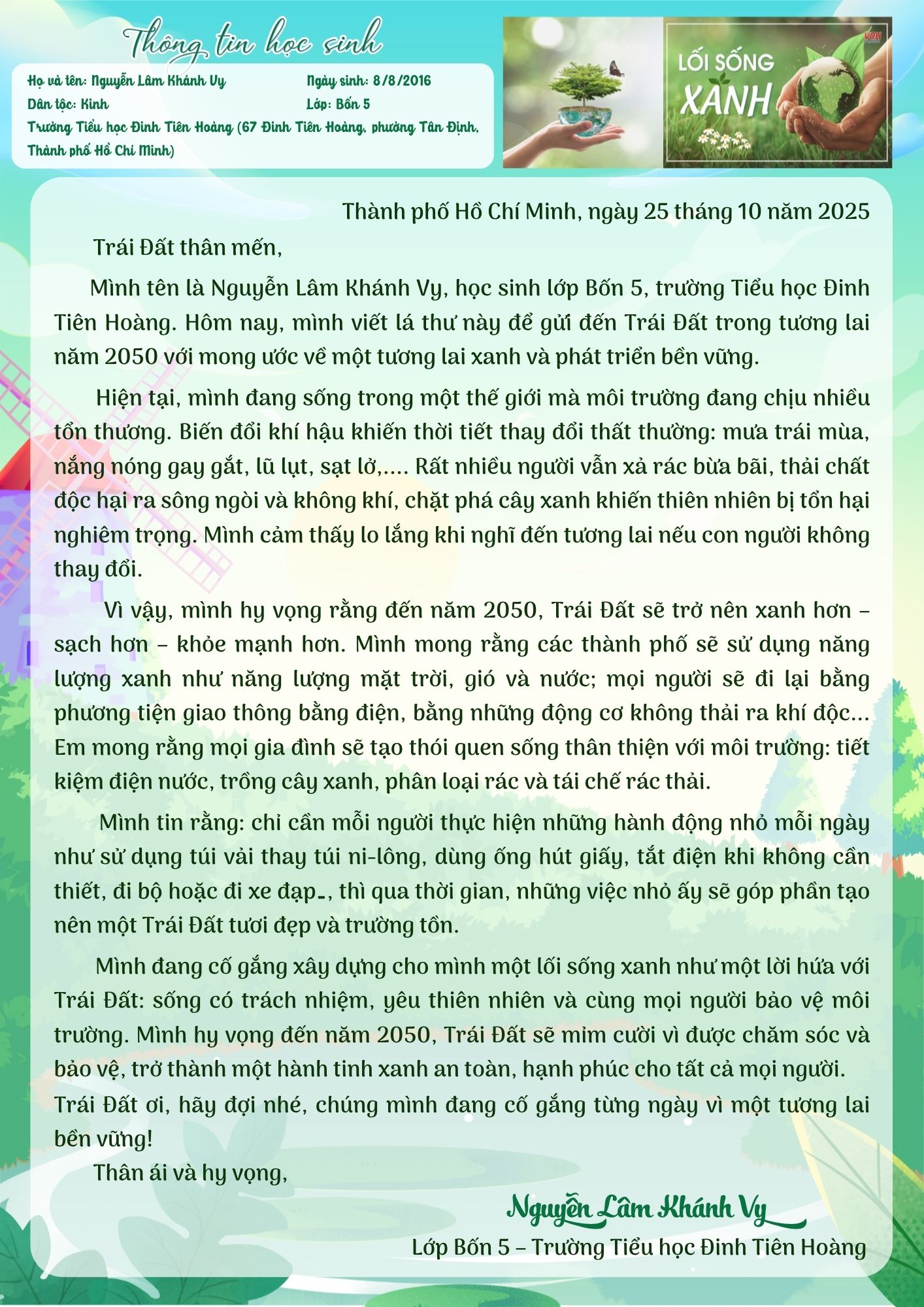 Nguyễn Lâm Khánh Vy