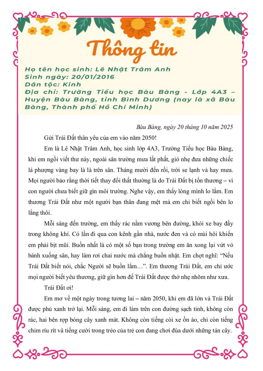 Lê Nhật Trâm Anh