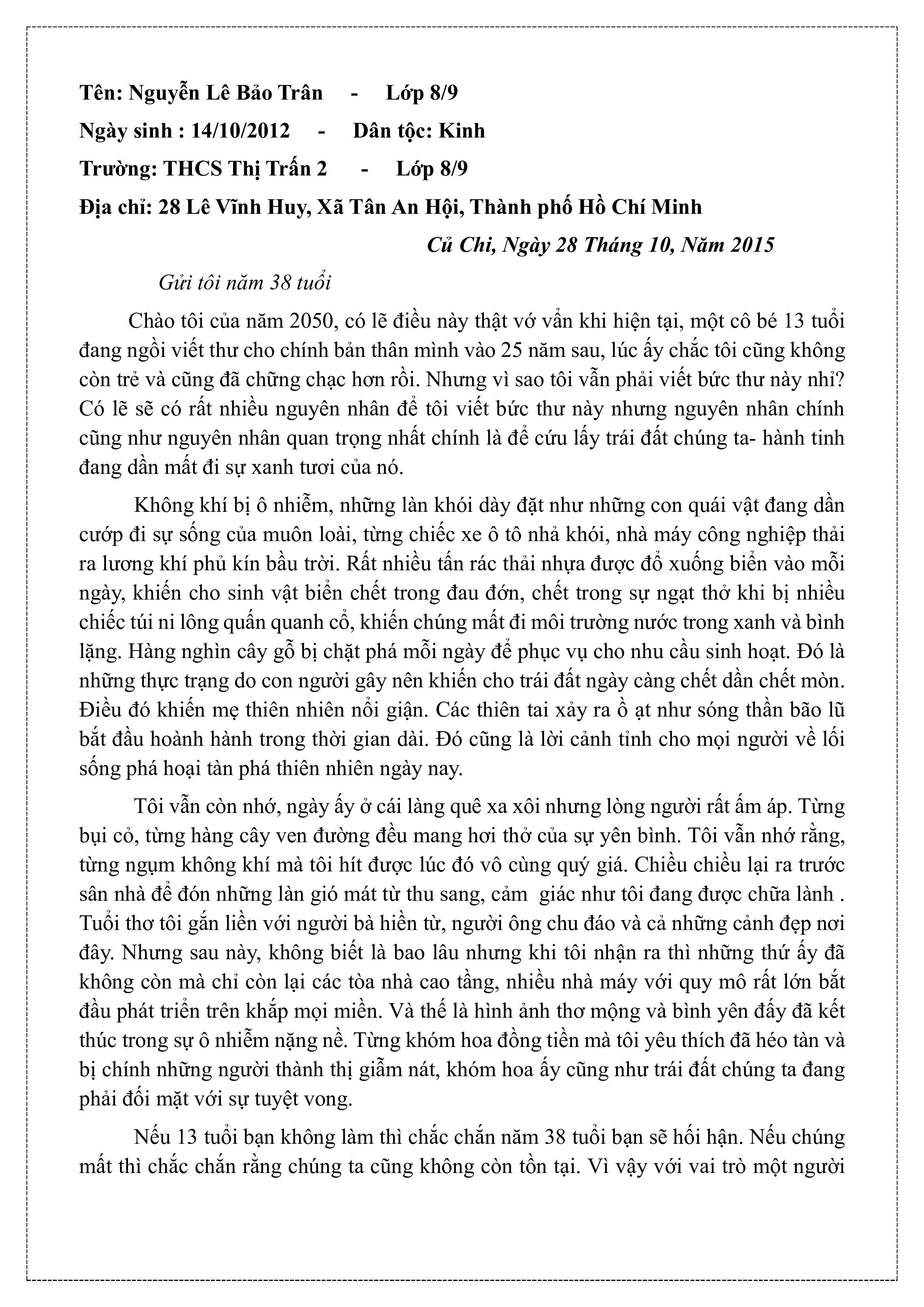 Nguyễn Lê Bảo Trân