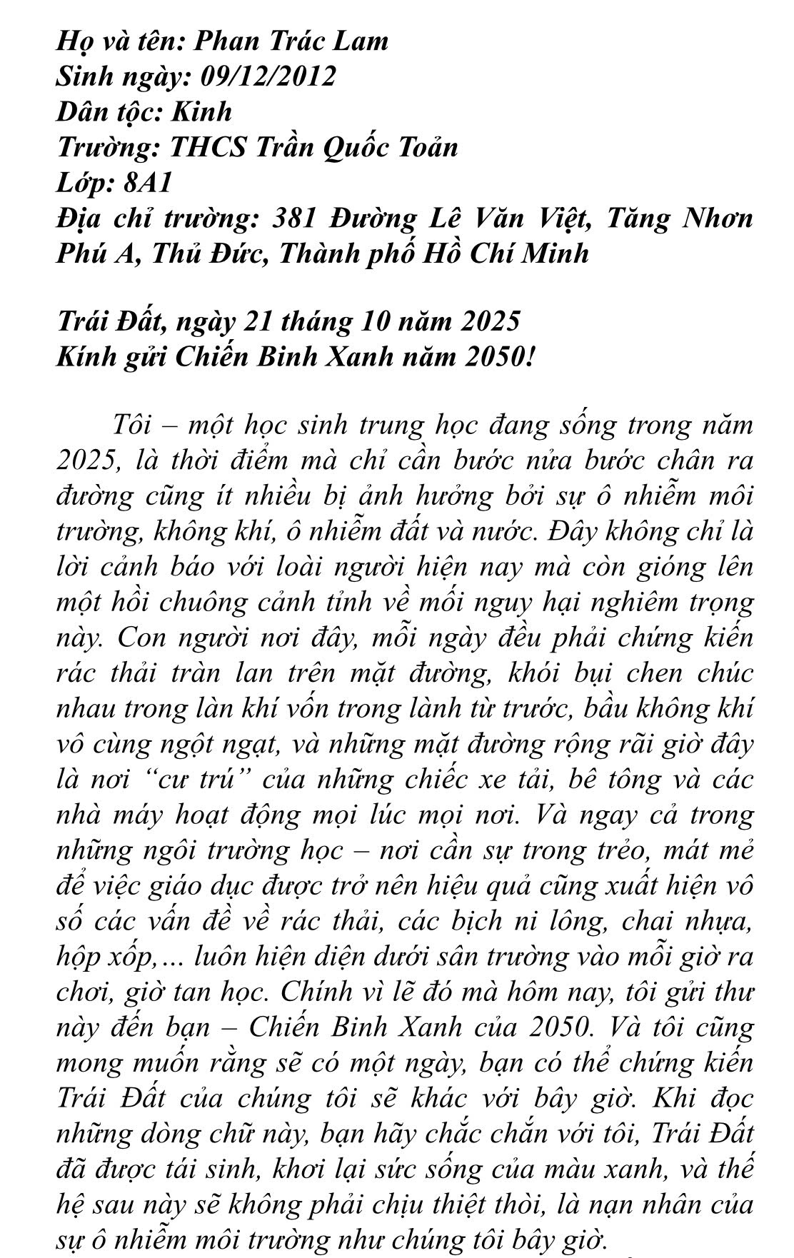 Phan Trác Lam
