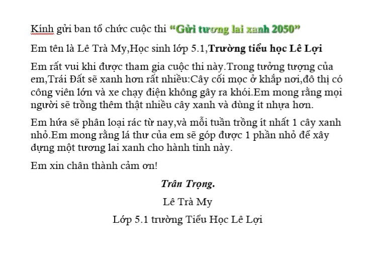 Lê Trà My