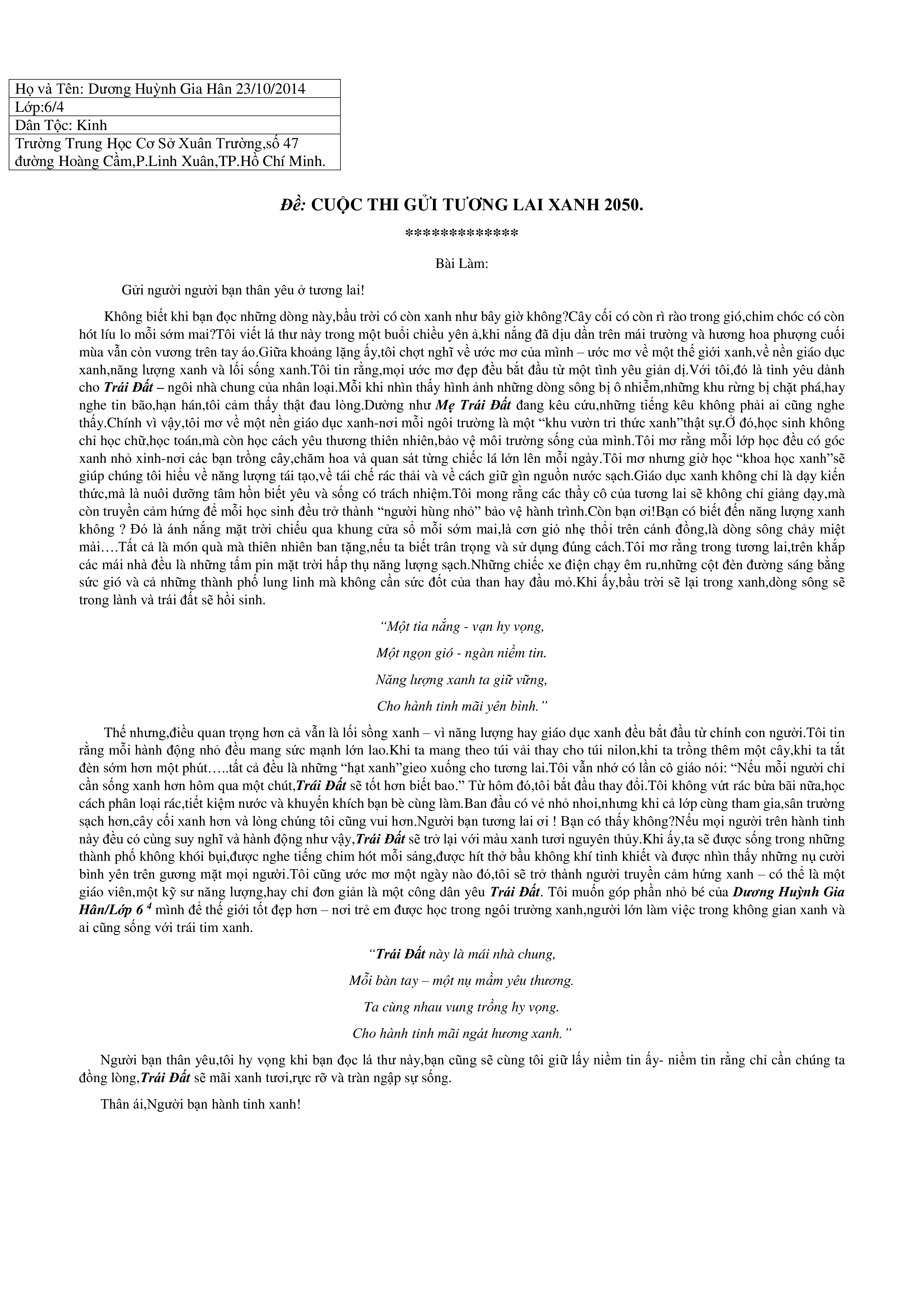 Dương Huỳnh Gia Hân