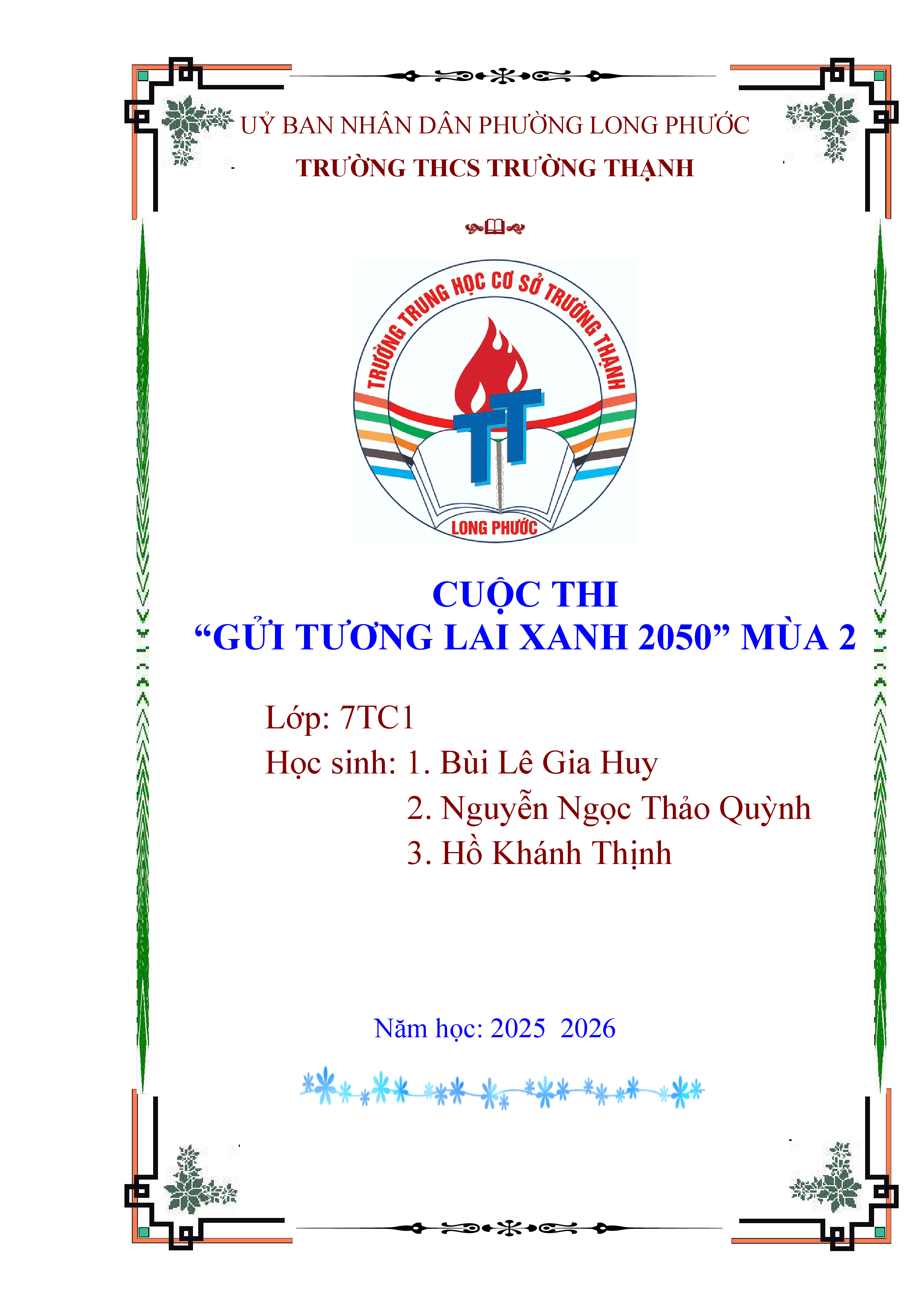 Bùi Lê Gia Huy 7TC1
