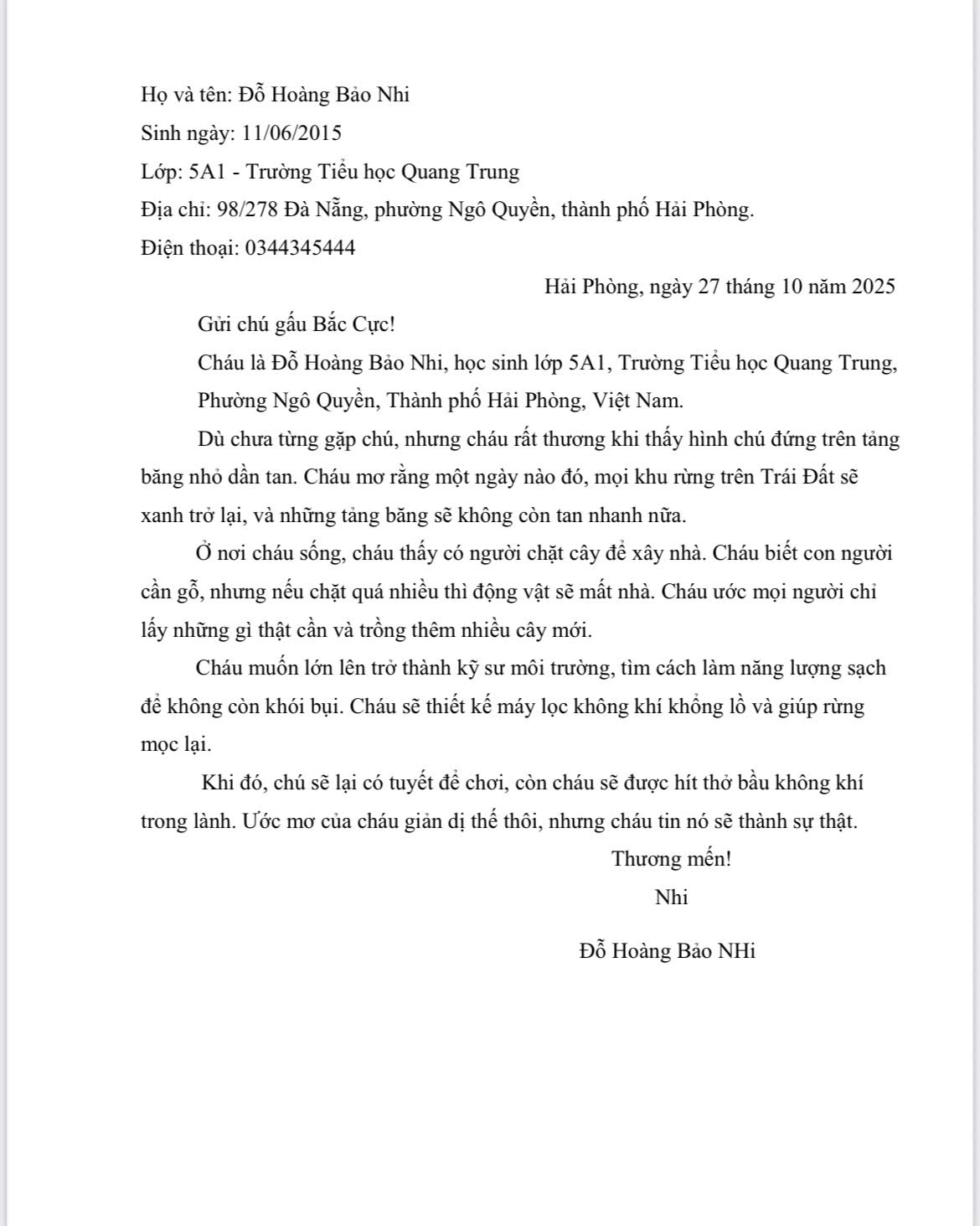 Đỗ Hoàng Bảo Nhi