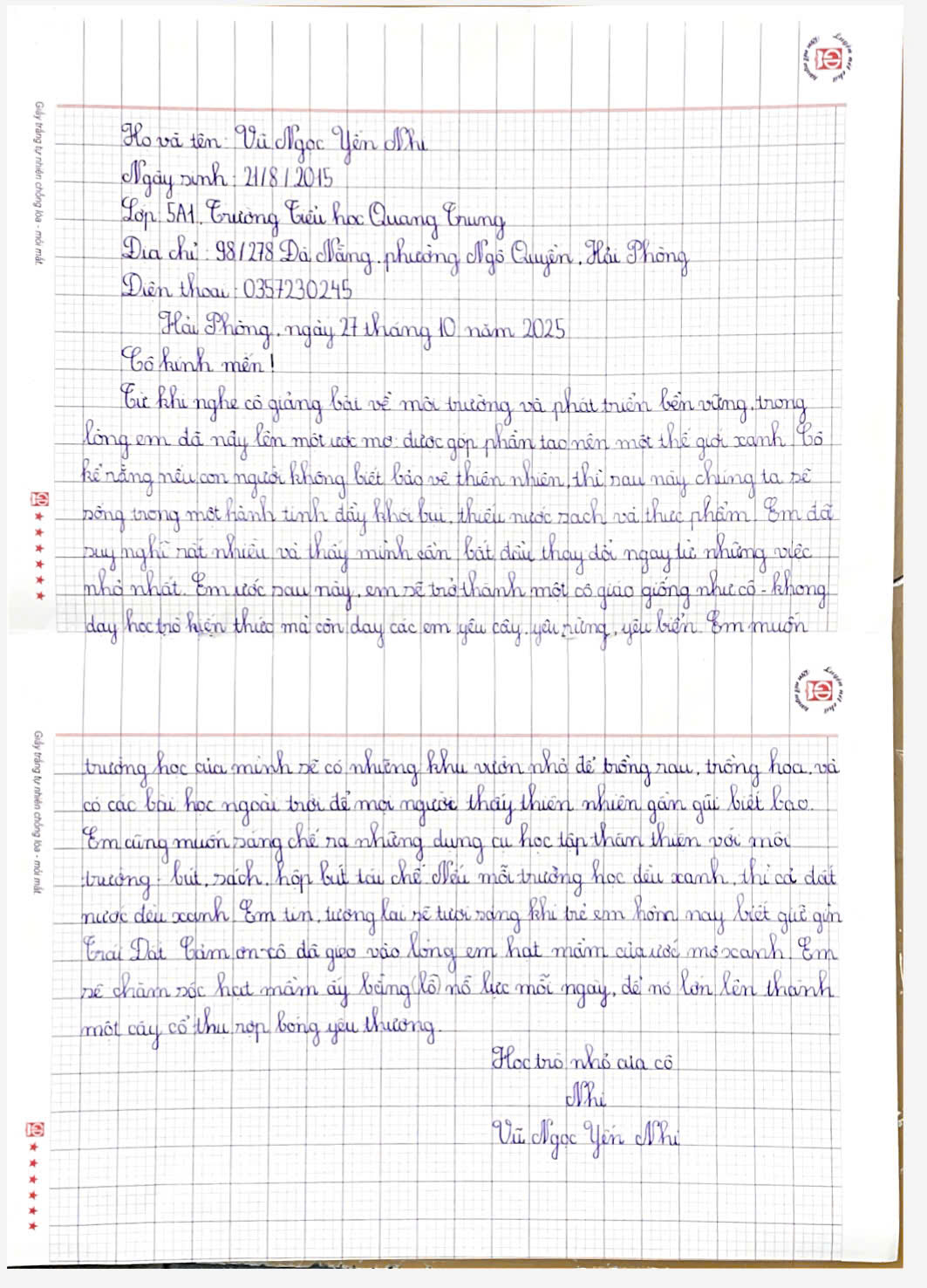 Vũ Ngọc Yến Nhi