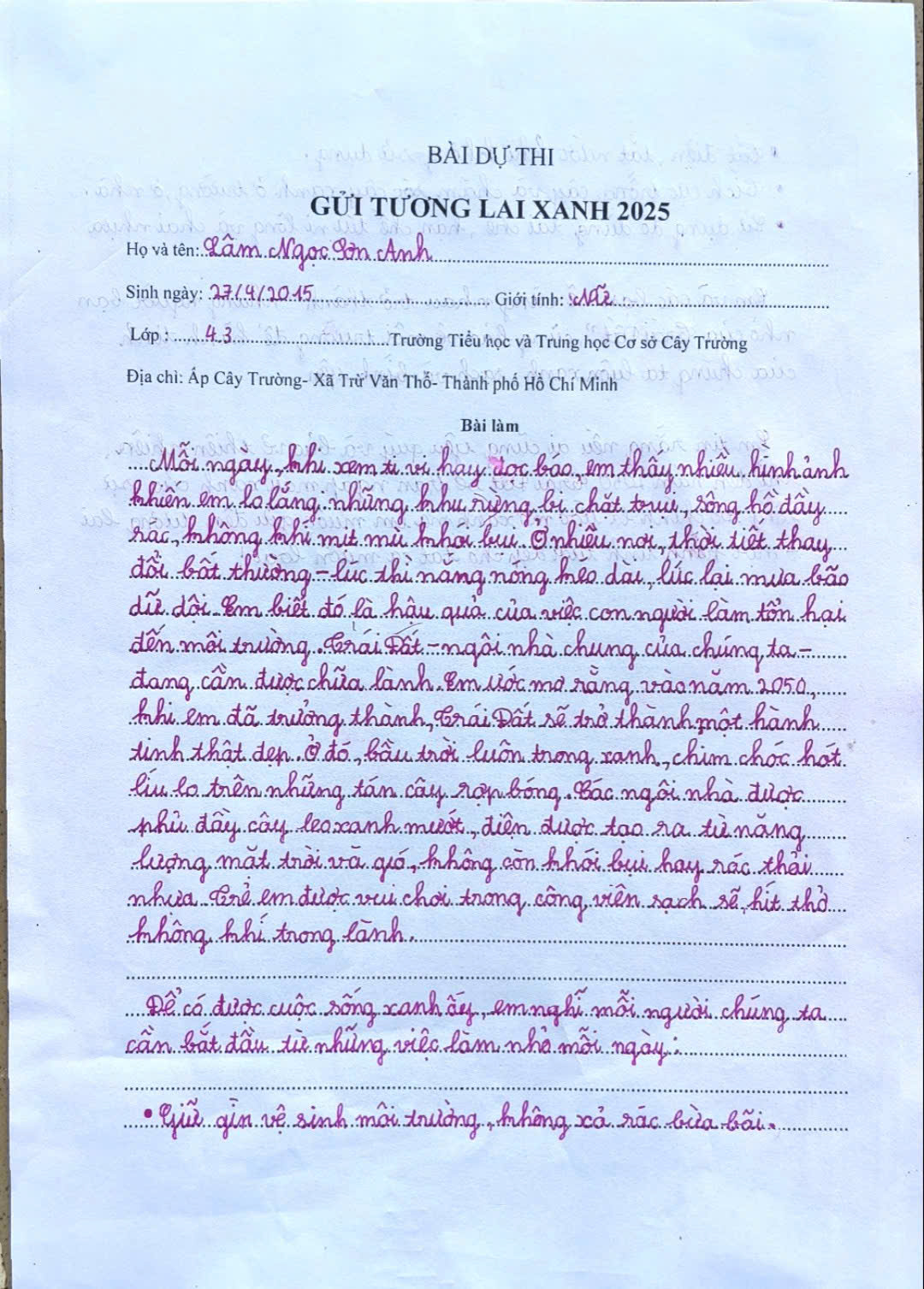 Lâm Ngọc Sơn Anh